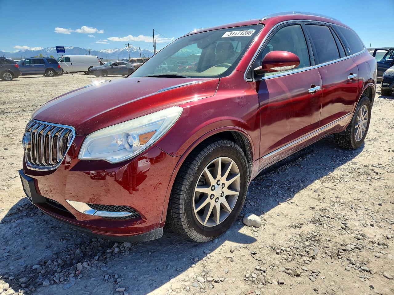 2015 Buick Enclave Красный vin: 5GAKVBKD2FJ293569