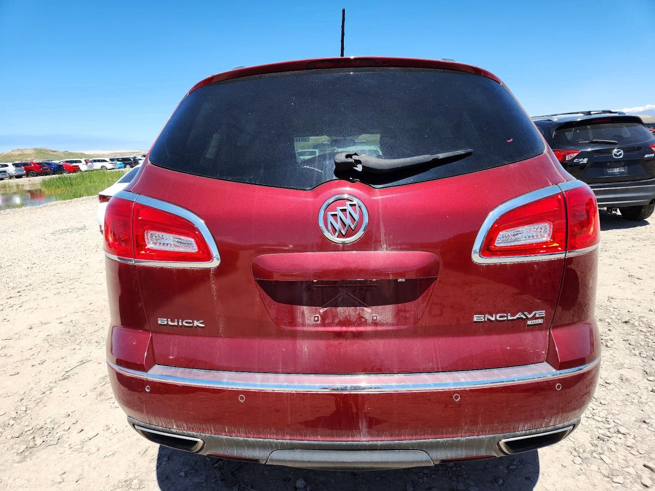2015 Buick Enclave Red vin: 5GAKVBKD2FJ293569