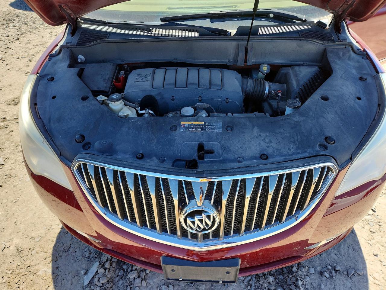 2015 Buick Enclave Red vin: 5GAKVBKD2FJ293569