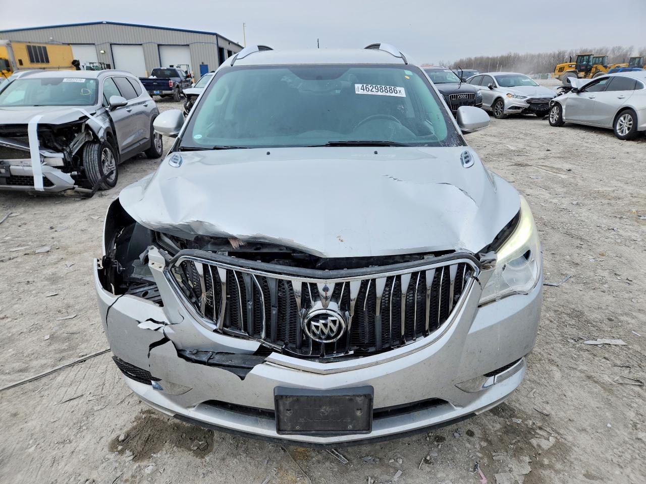 2015 Buick Enclave Silver vin: 5GAKVBKD2FJ314596