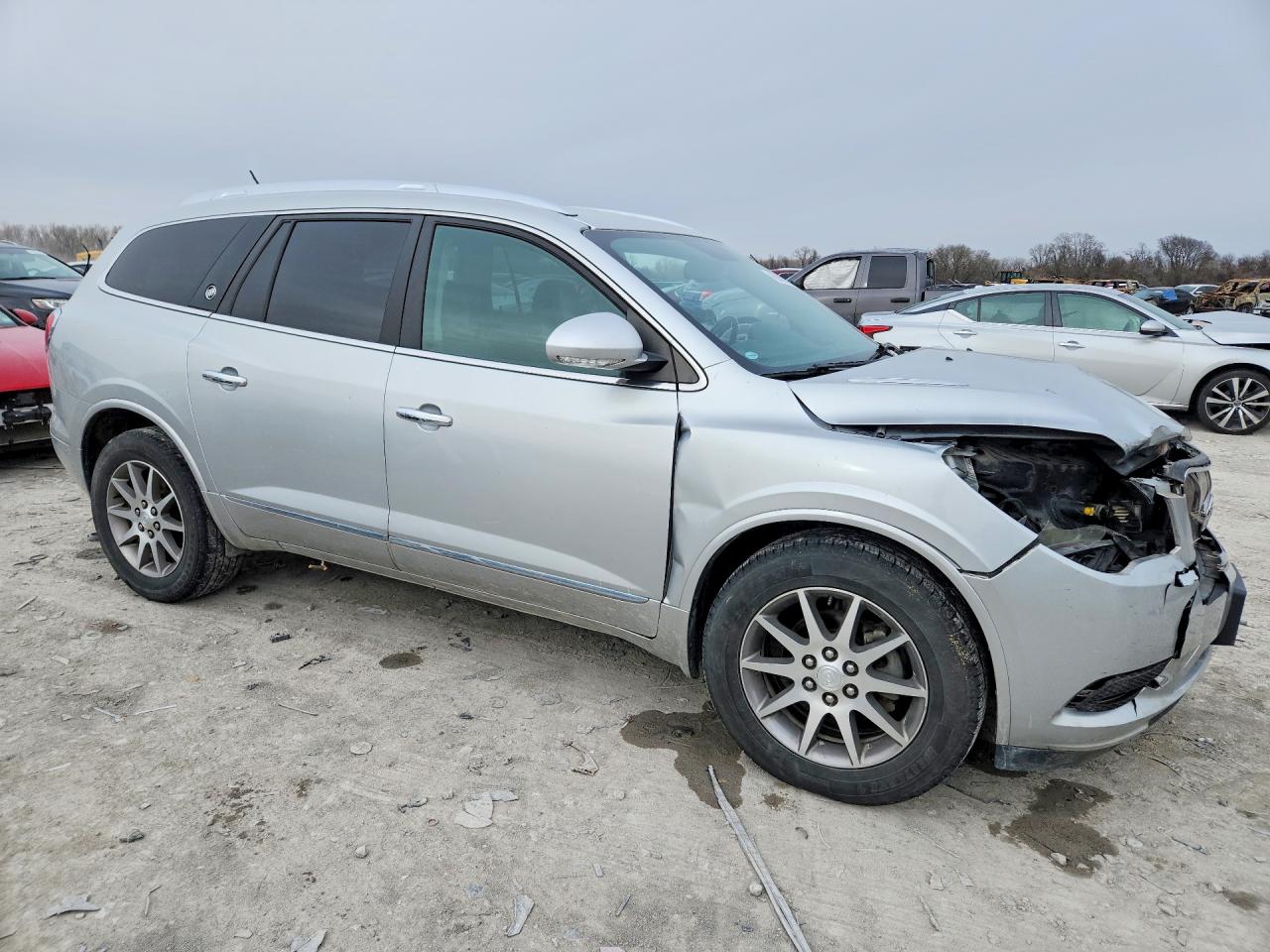 2015 Buick Enclave Silver vin: 5GAKVBKD2FJ314596