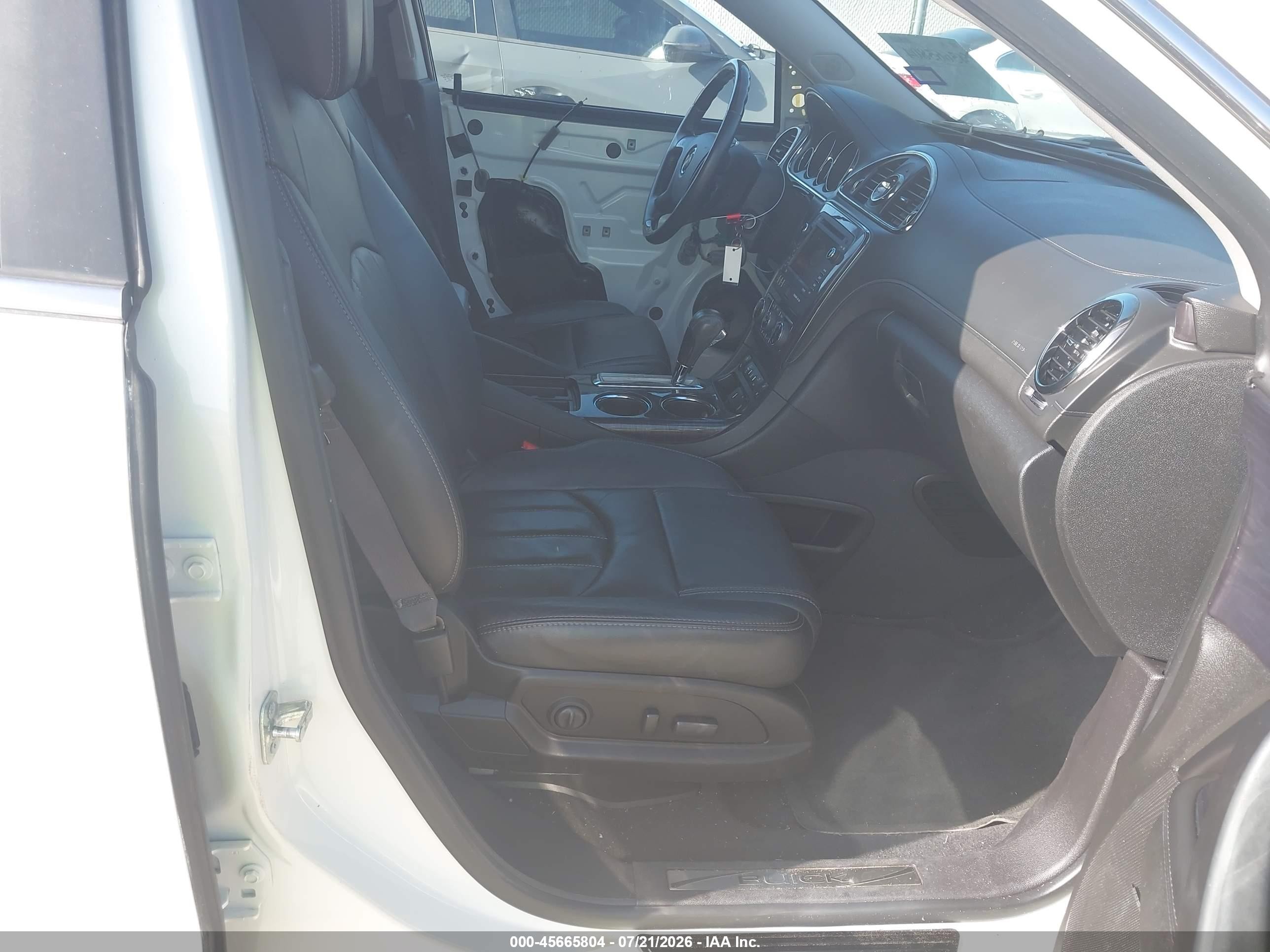 2015 Buick Enclave Leather White vin: 5GAKVBKD2FJ317255