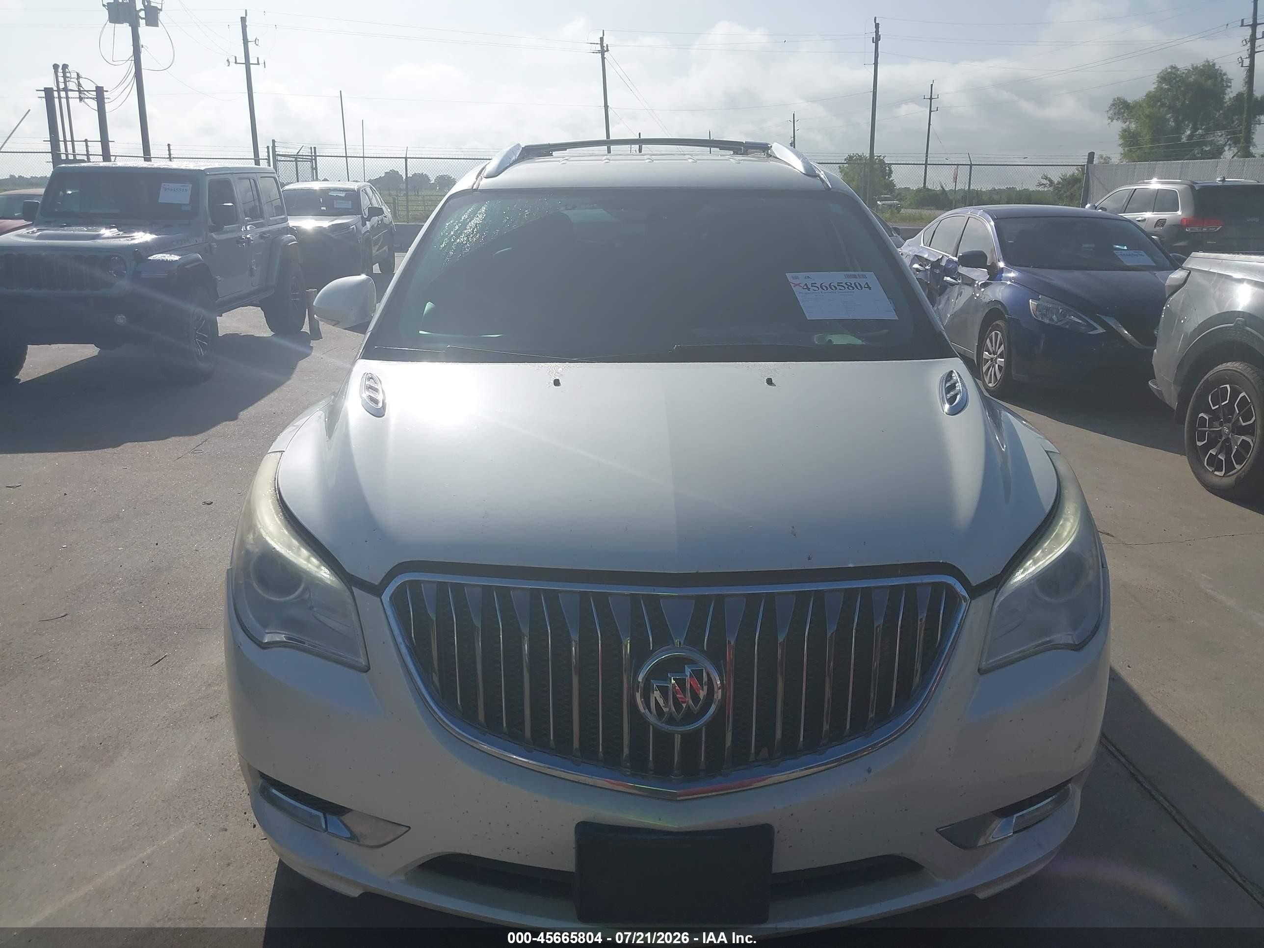 2015 Buick Enclave Leather White vin: 5GAKVBKD2FJ317255