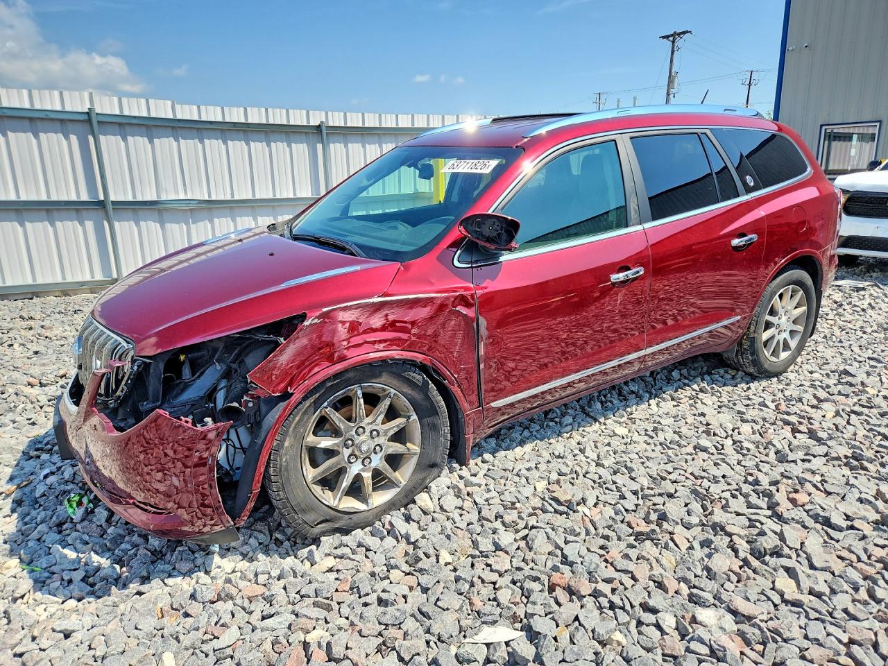 2015 Buick Enclave Maroon vin: 5GAKVBKD2FJ329230