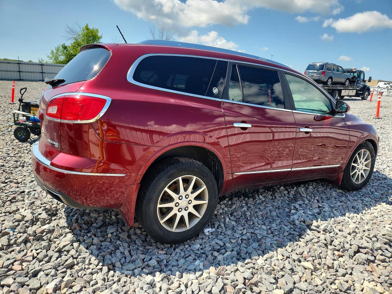 2015 Buick Enclave Maroon vin: 5GAKVBKD2FJ329230