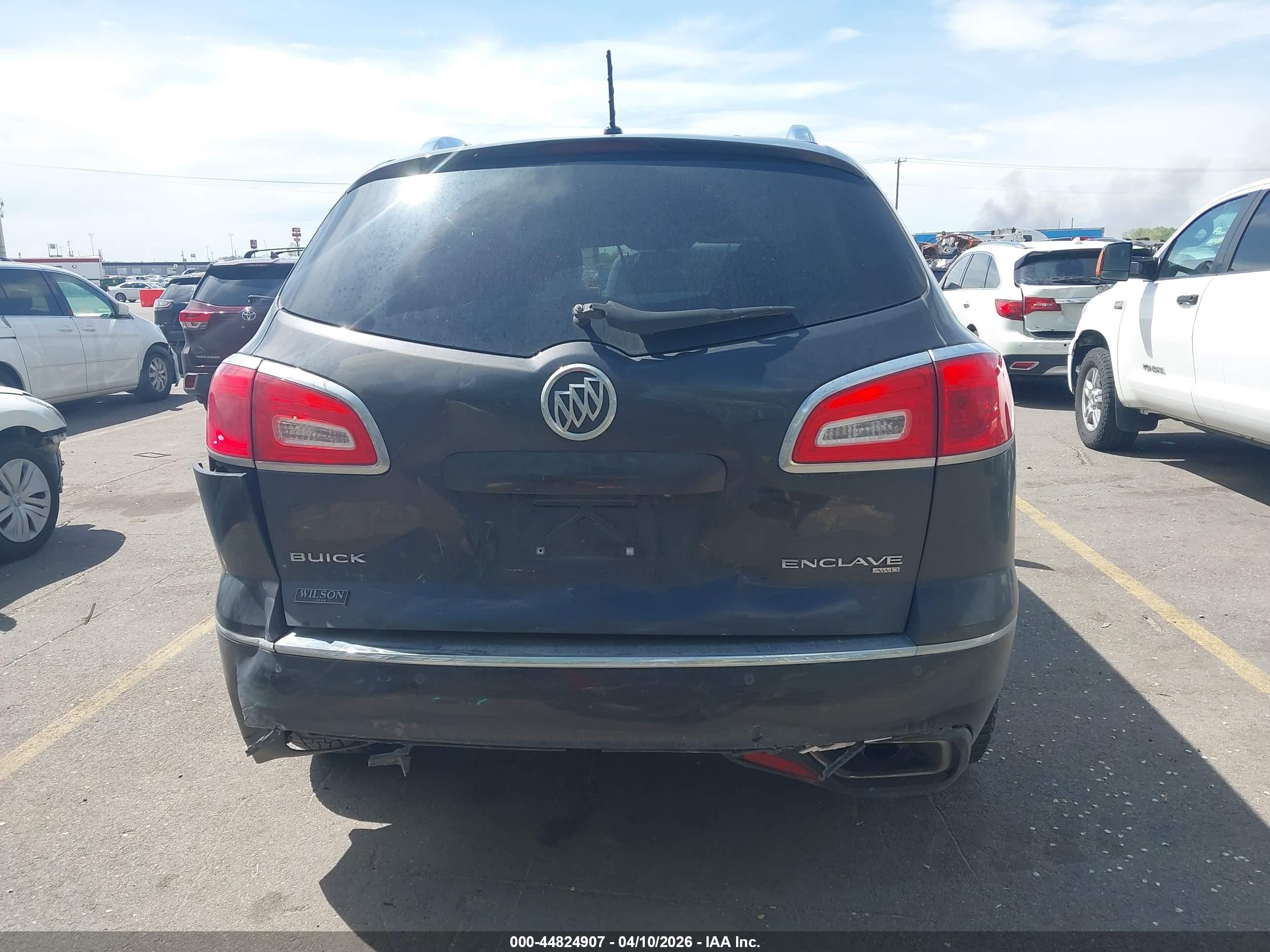 2015 Buick Enclave Leather Gray vin: 5GAKVBKD2FJ365046