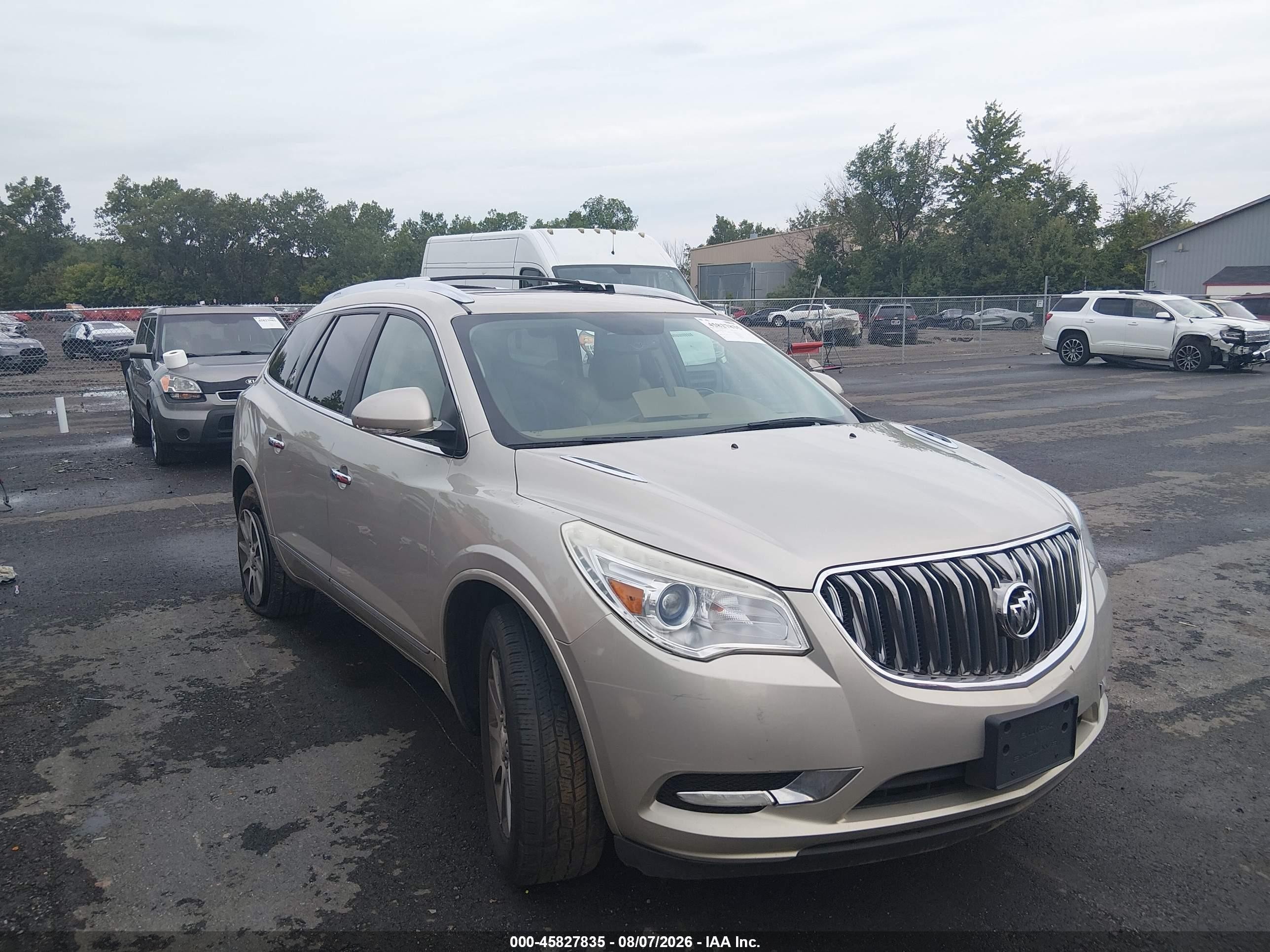 2014 Buick Enclave Leather Gold vin: 5GAKVBKD3EJ137023