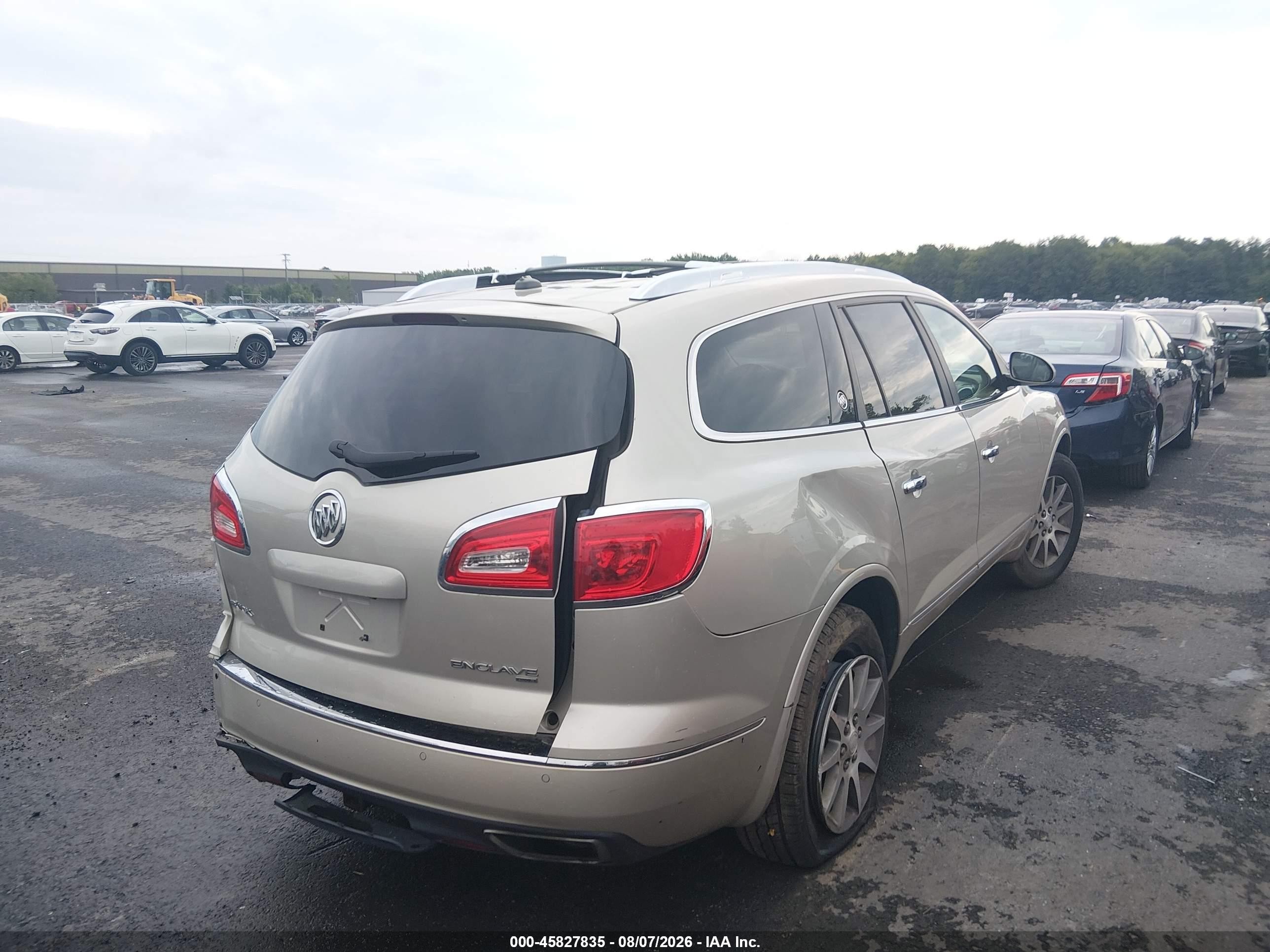 2014 Buick Enclave Leather Gold vin: 5GAKVBKD3EJ137023