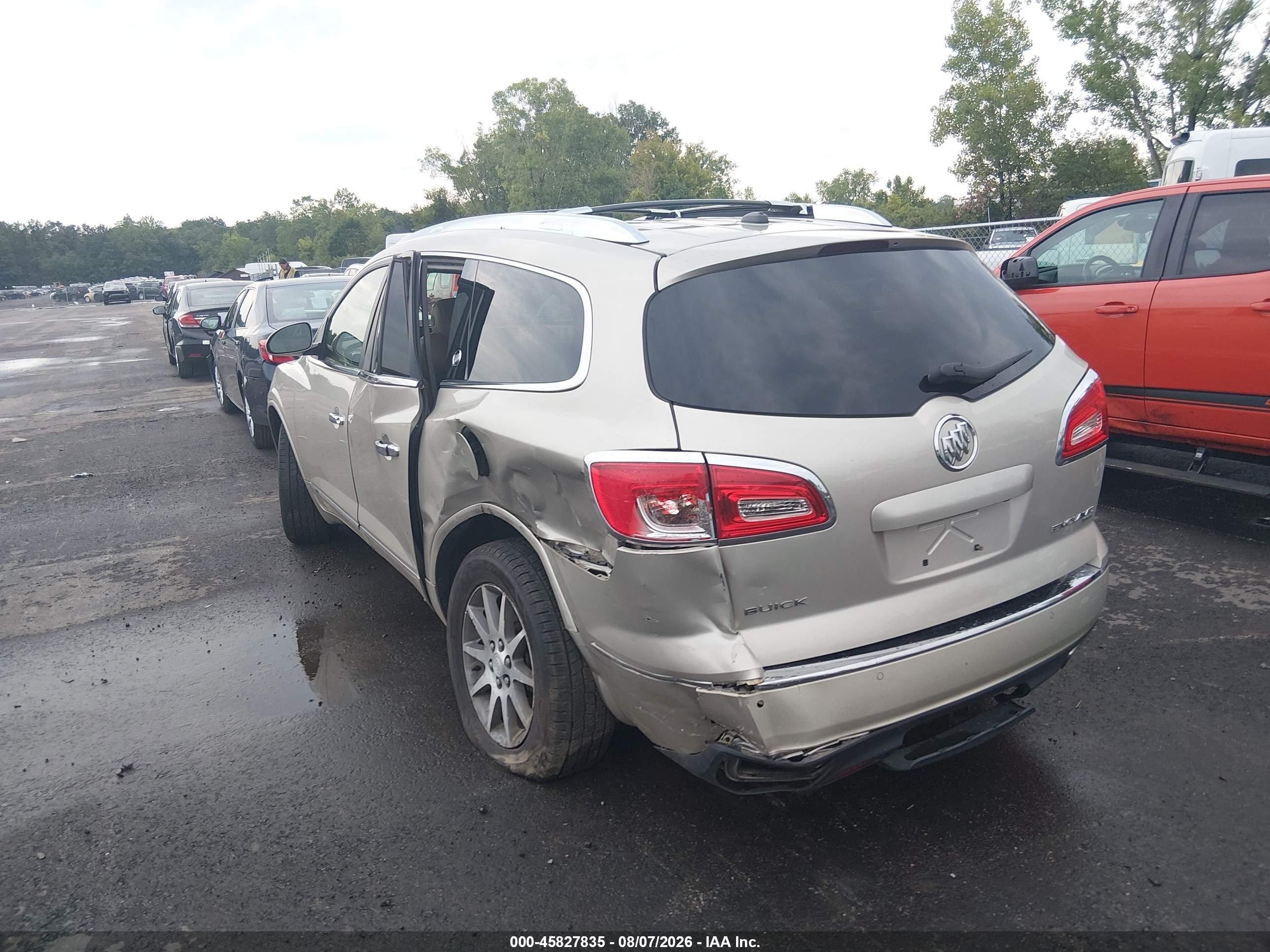 2014 Buick Enclave Leather Gold vin: 5GAKVBKD3EJ137023
