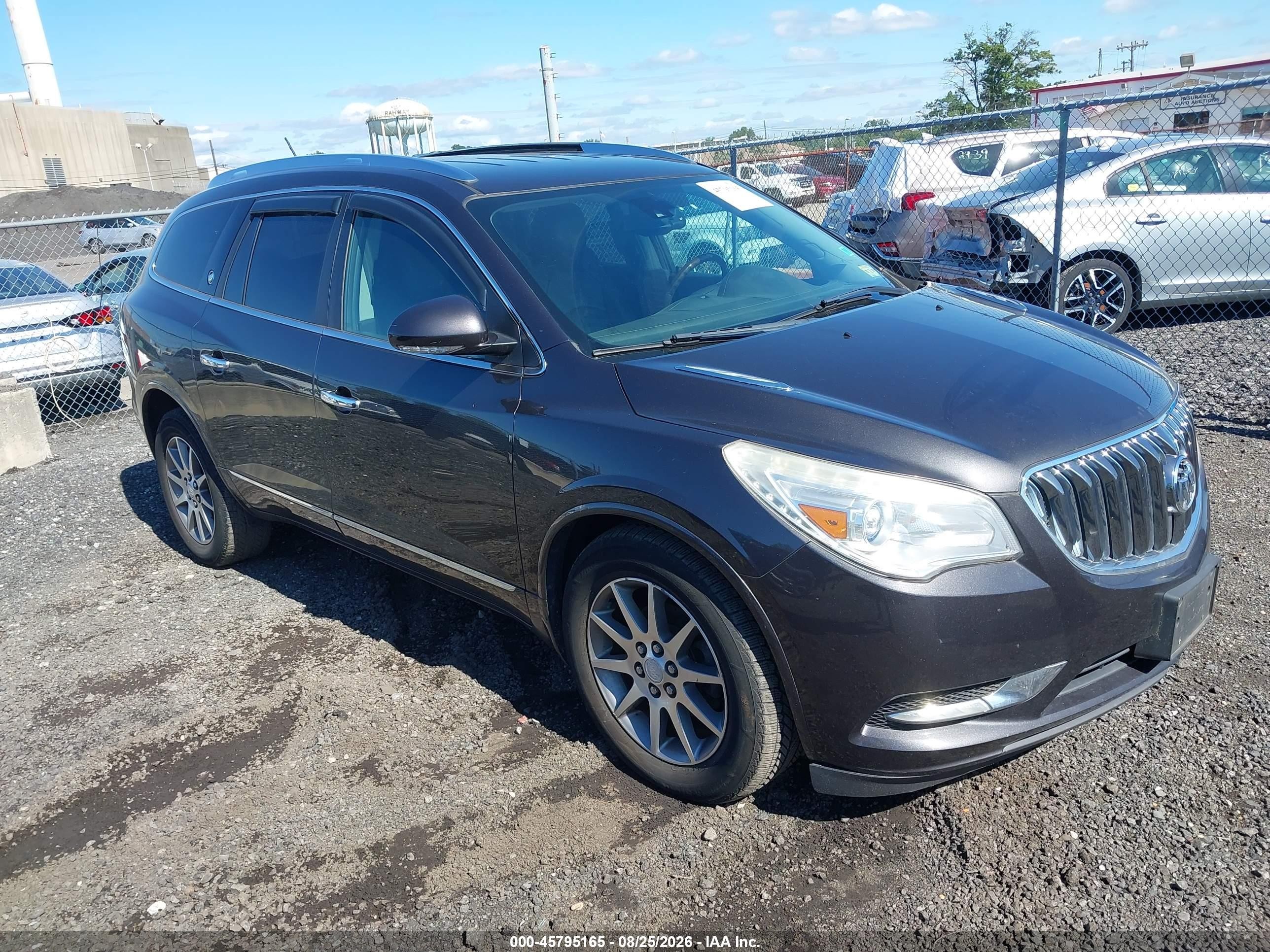 2014 Buick Enclave Leather Серый vin: 5GAKVBKD3EJ187761