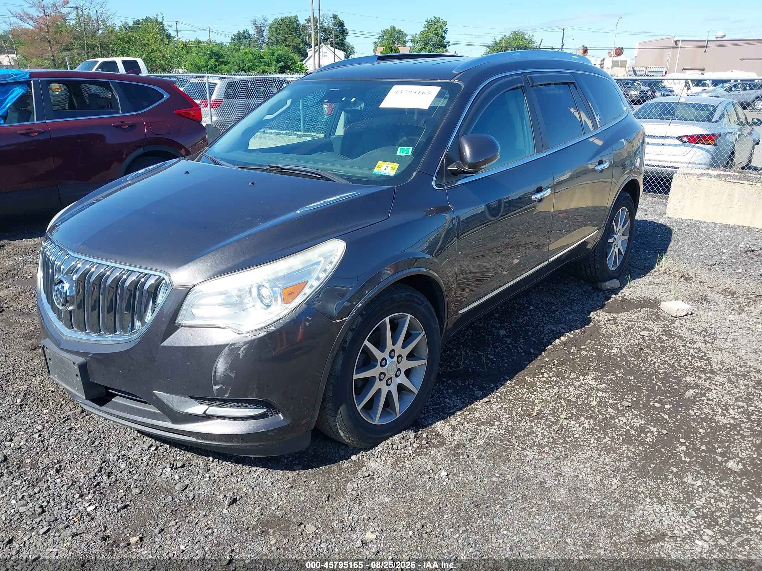 2014 Buick Enclave Leather Серый vin: 5GAKVBKD3EJ187761