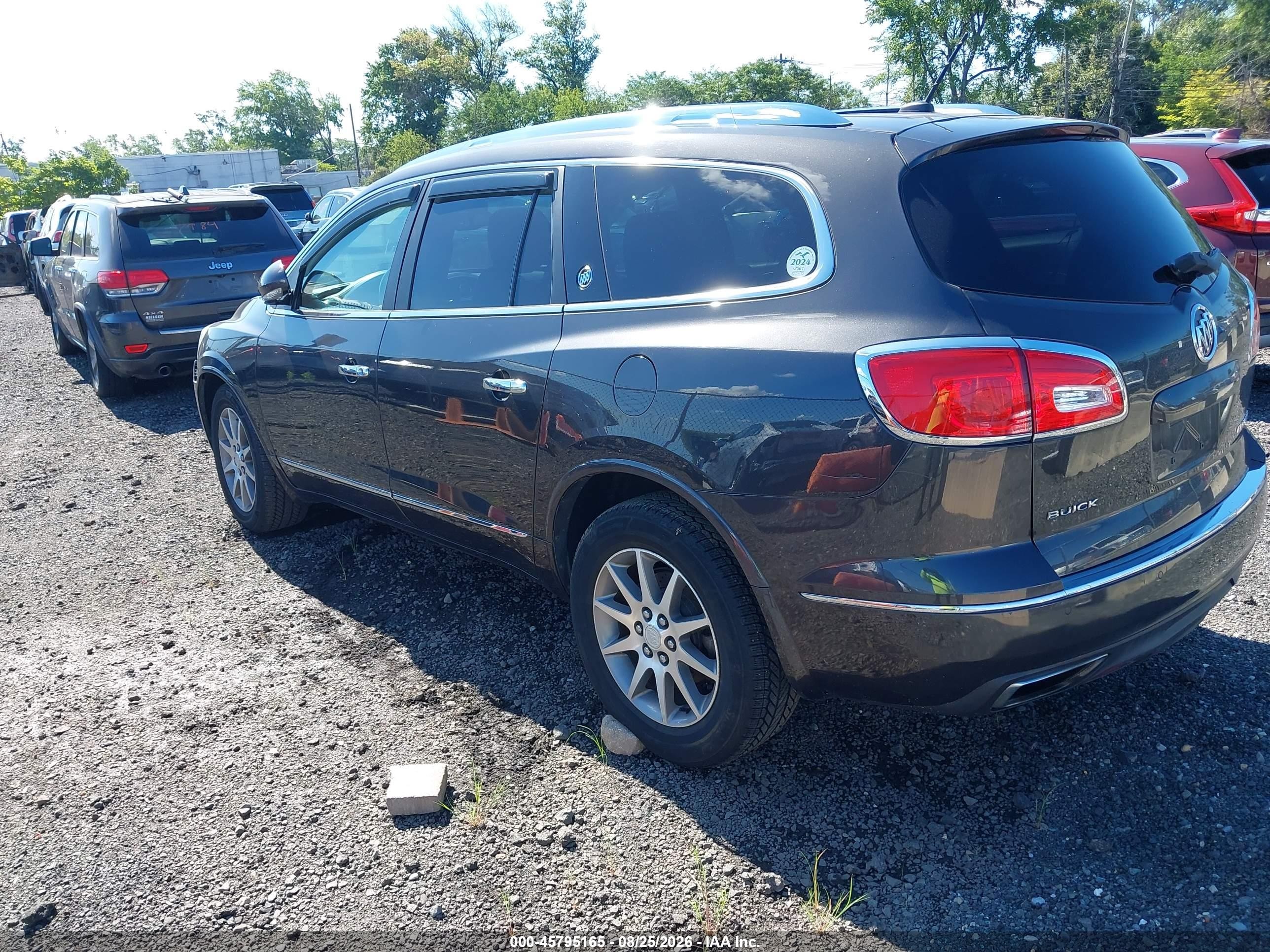 2014 Buick Enclave Leather Серый vin: 5GAKVBKD3EJ187761