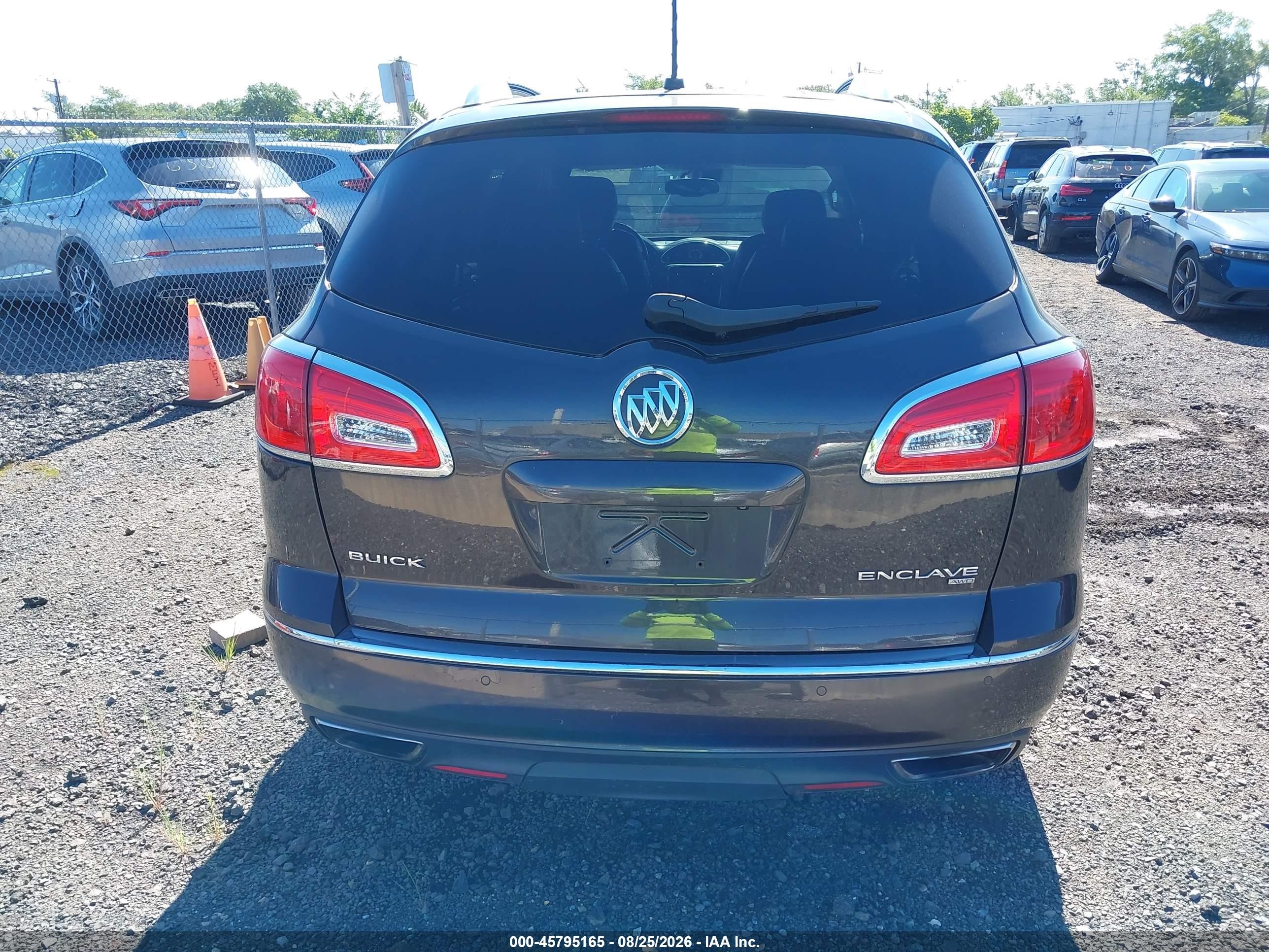 2014 Buick Enclave Leather Серый vin: 5GAKVBKD3EJ187761