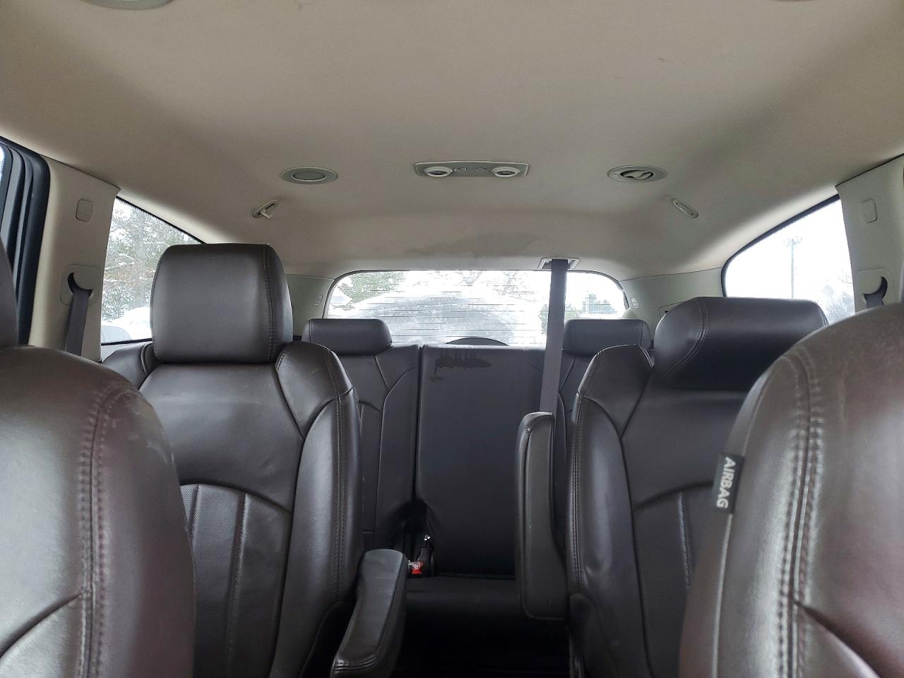 2014 Buick Enclave White vin: 5GAKVBKD3EJ301077