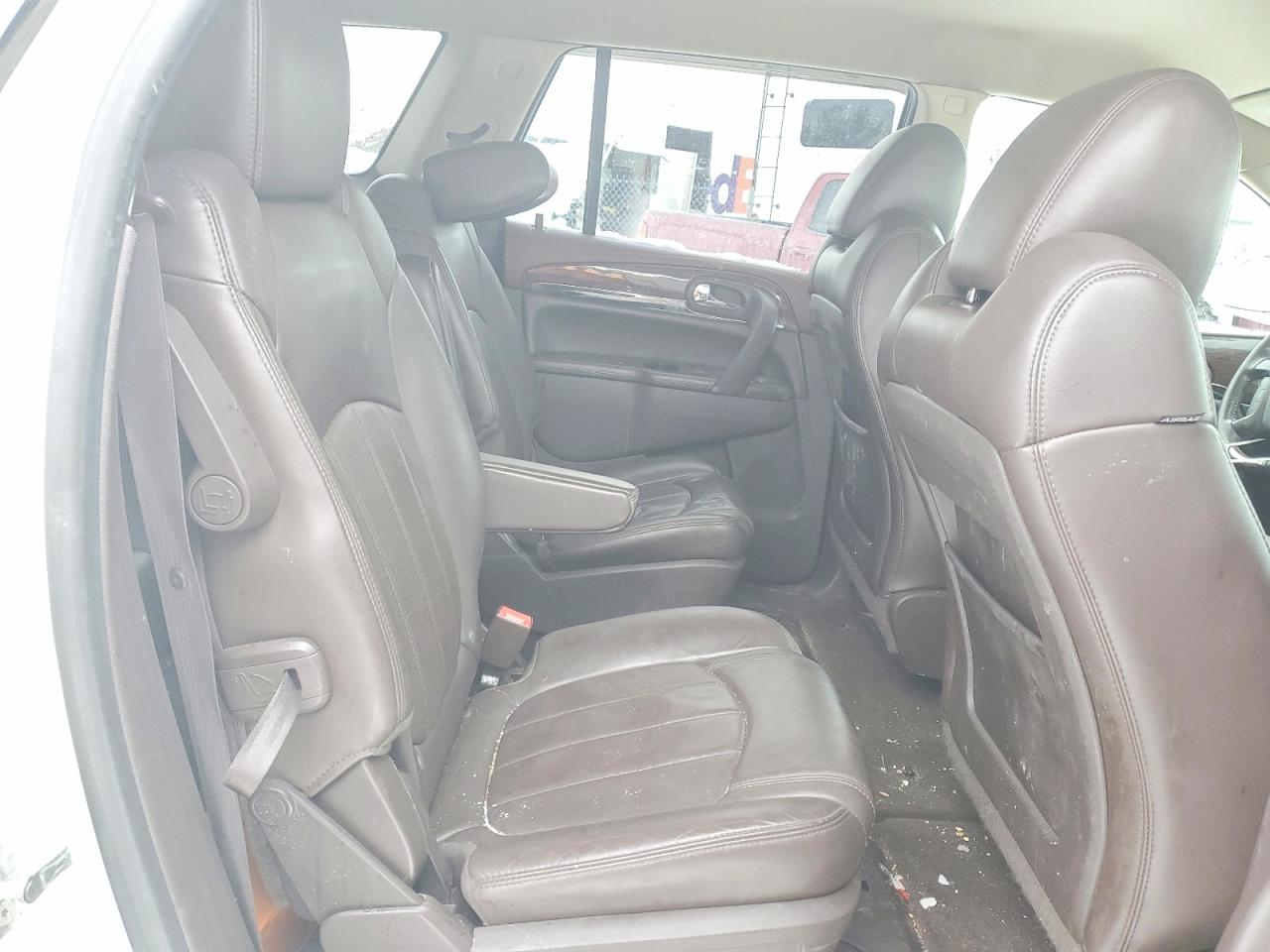 2014 Buick Enclave White vin: 5GAKVBKD3EJ301077