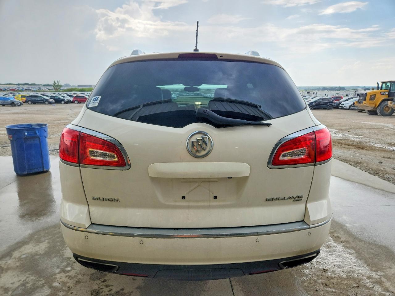 2014 Buick Enclave White vin: 5GAKVBKD3EJ321832