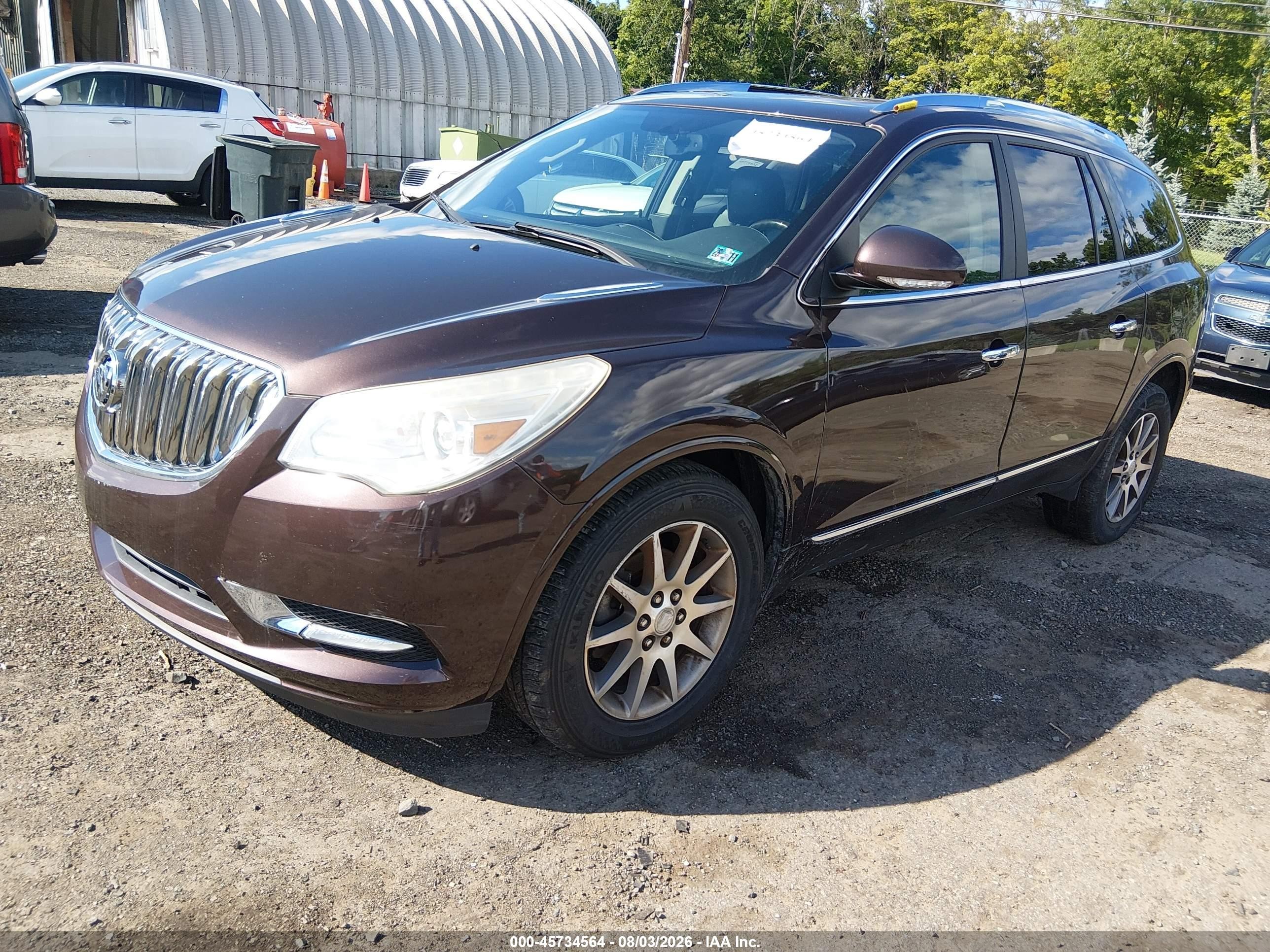 2015 Buick Enclave Leather Brown vin: 5GAKVBKD3FJ126718