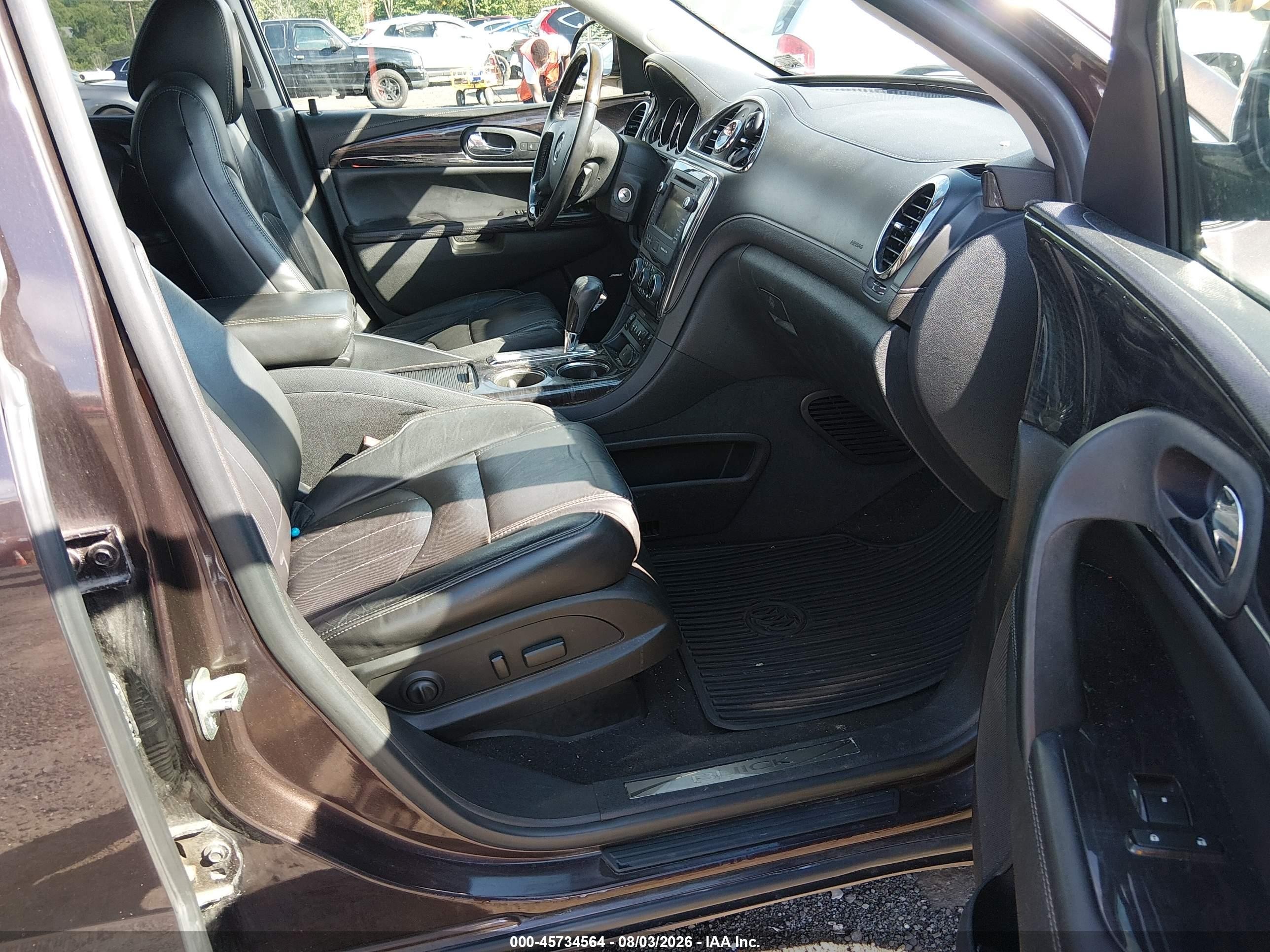 2015 Buick Enclave Leather Brown vin: 5GAKVBKD3FJ126718