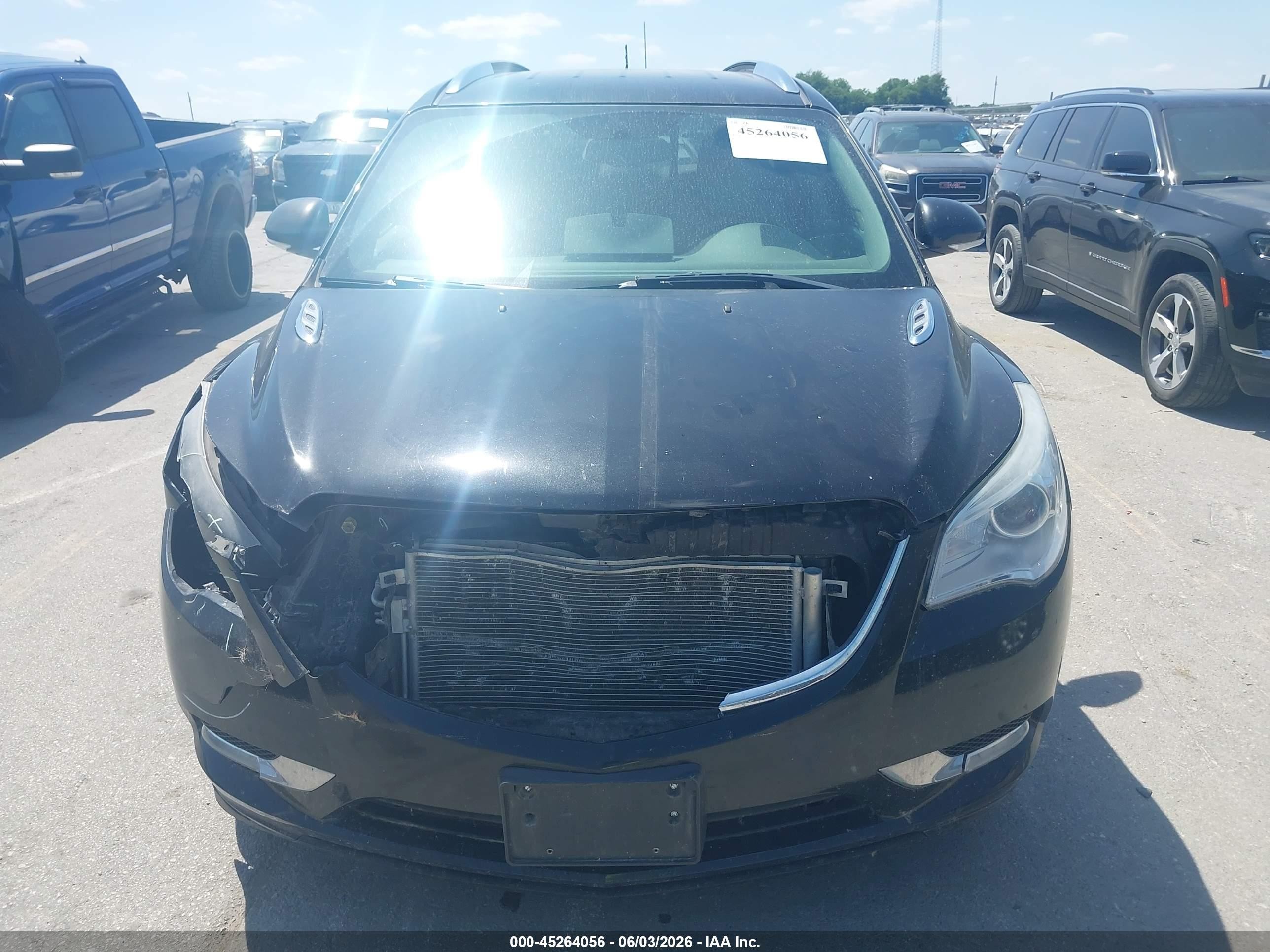 2015 Buick Enclave Leather Черный vin: 5GAKVBKD3FJ166295