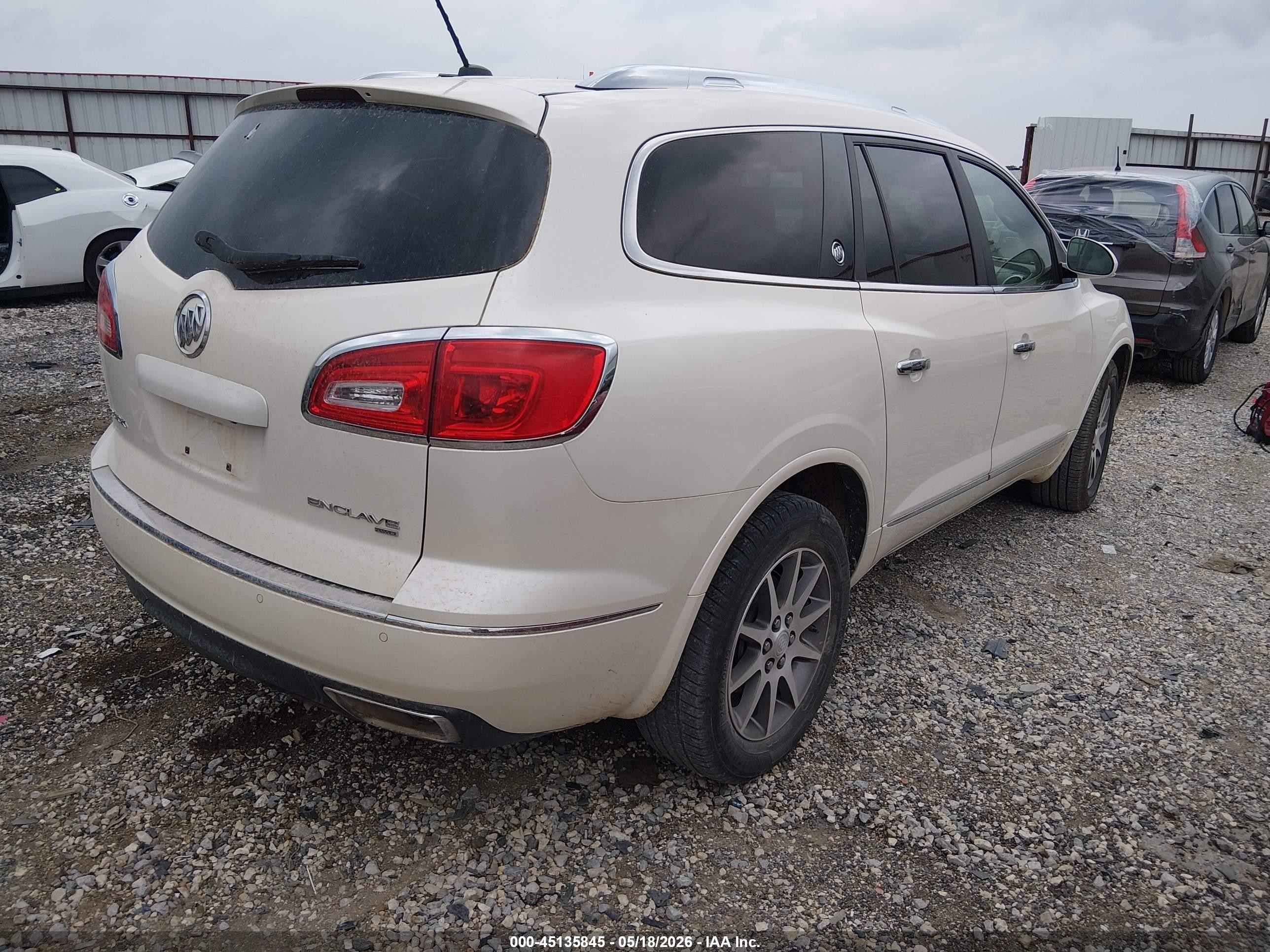 2015 Buick Enclave Leather Beige vin: 5GAKVBKD3FJ187759
