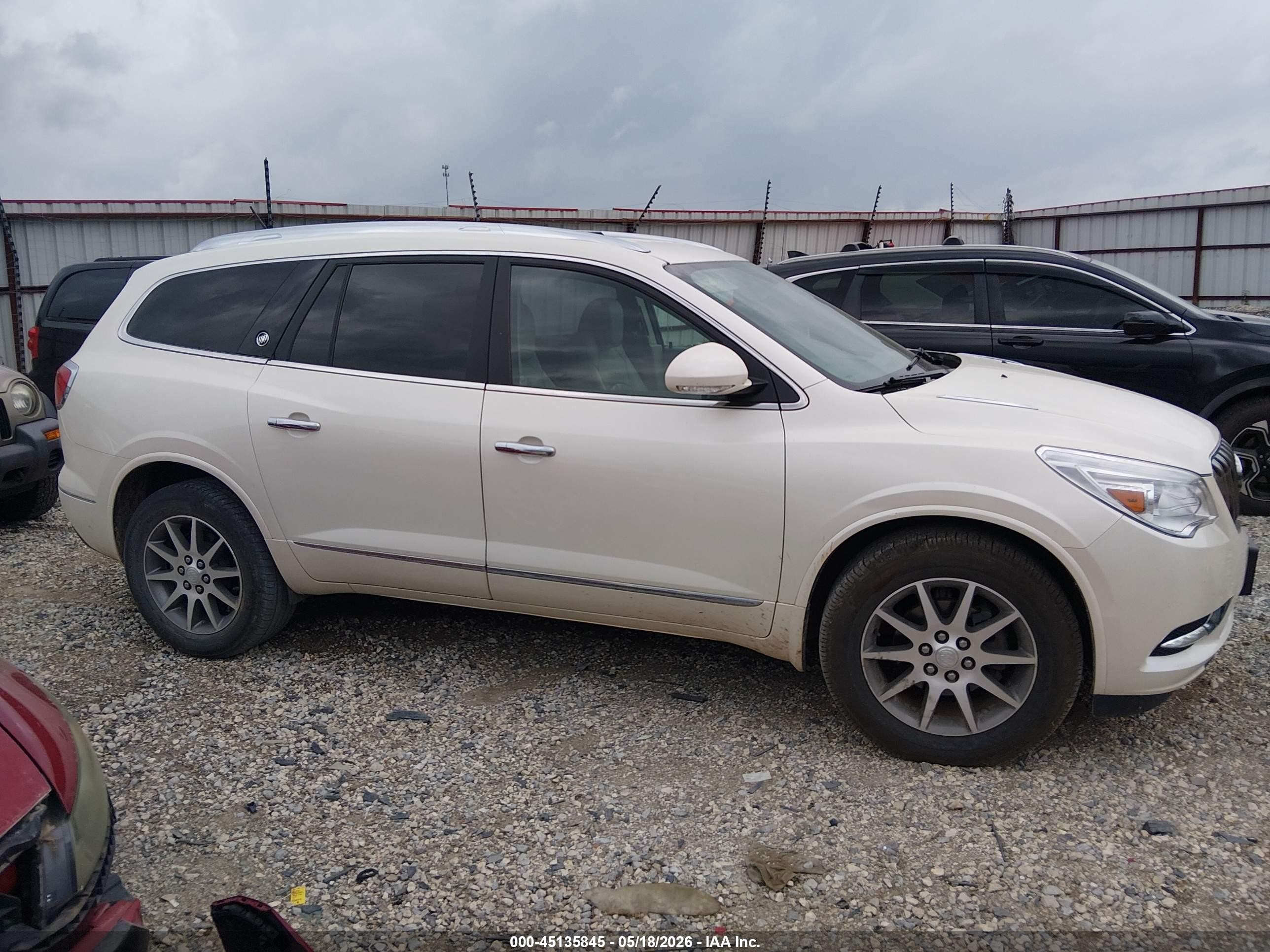 2015 Buick Enclave Leather Beige vin: 5GAKVBKD3FJ187759