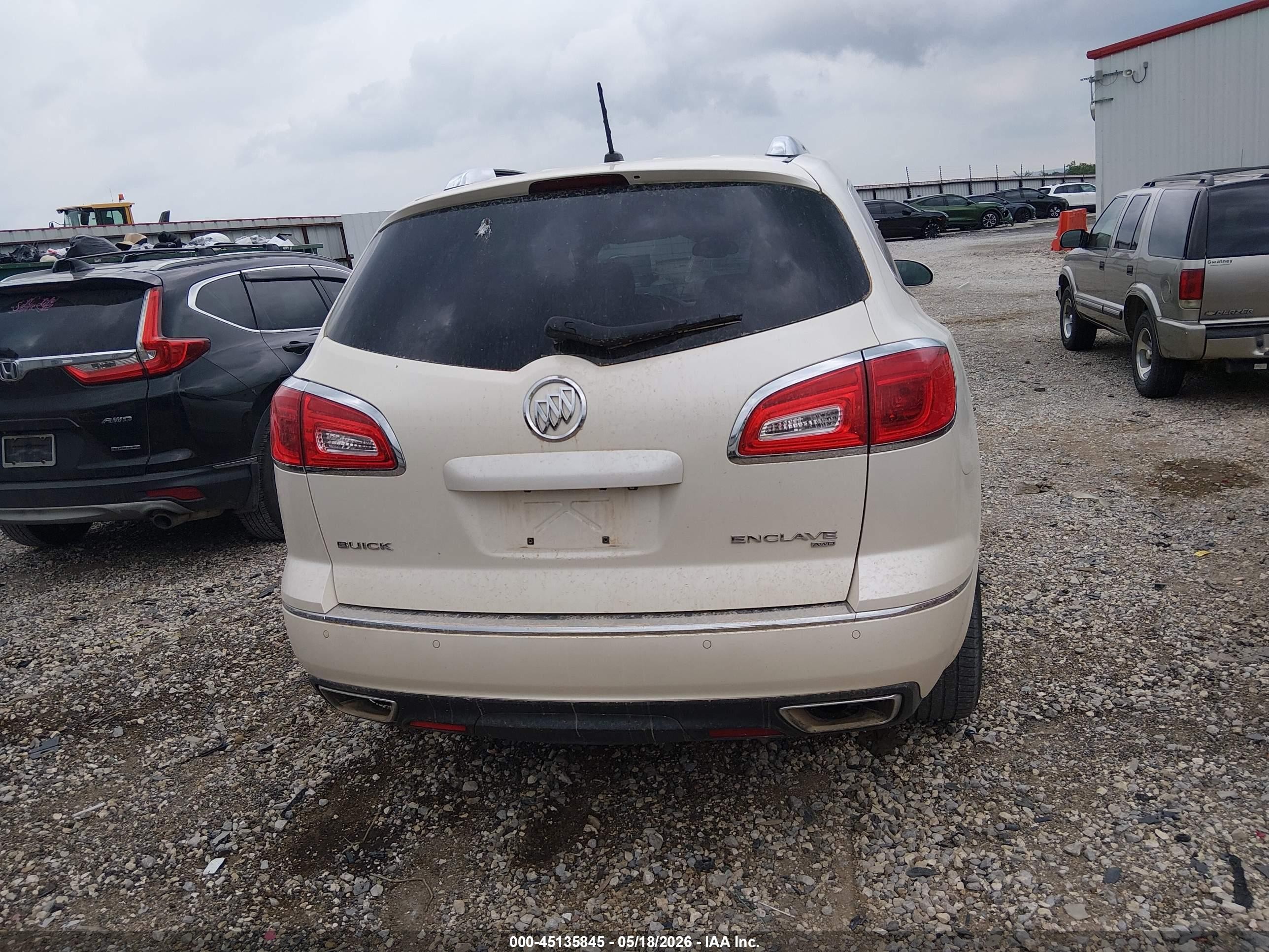 2015 Buick Enclave Leather Beige vin: 5GAKVBKD3FJ187759