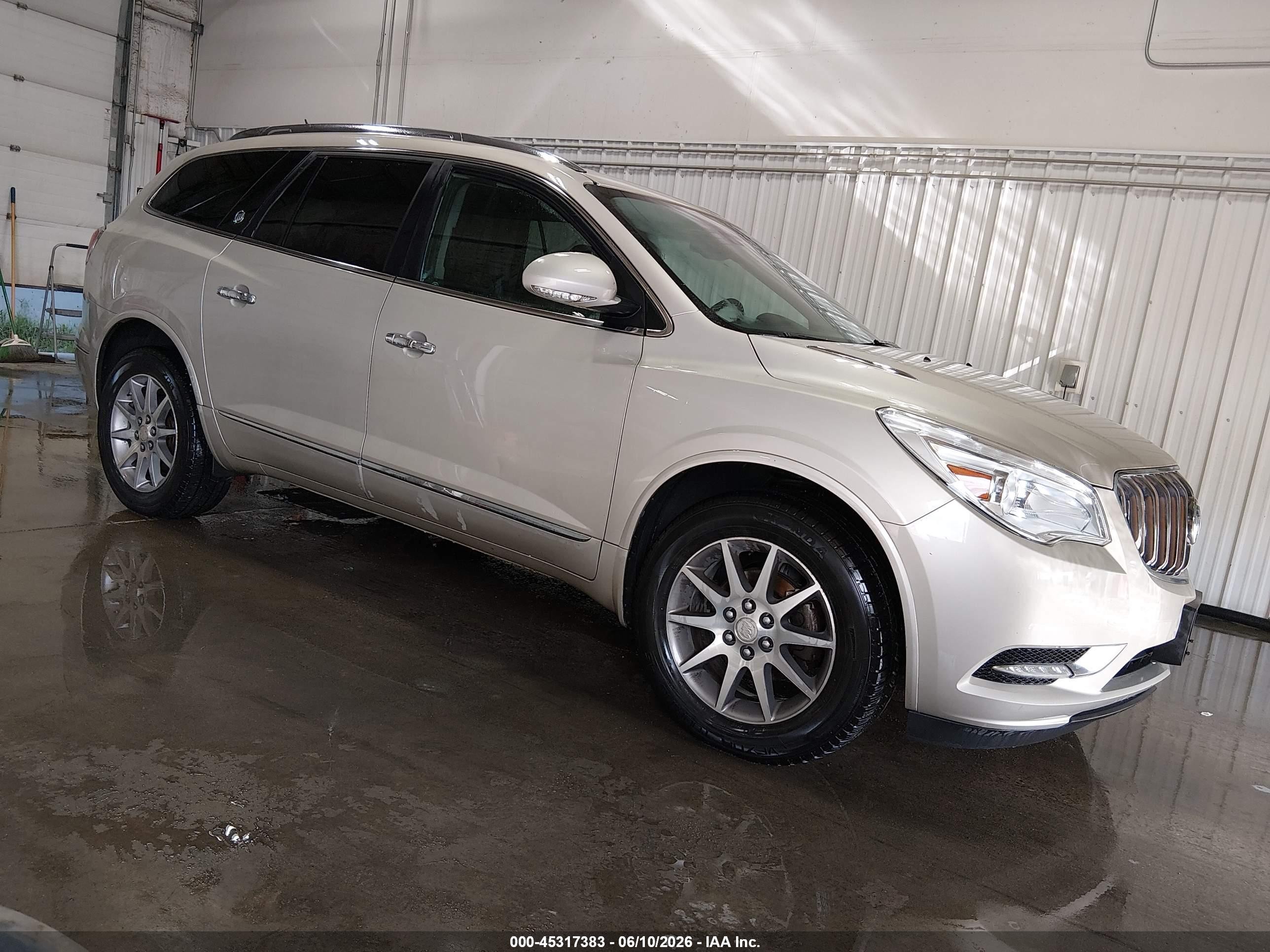2015 Buick Enclave Leather Champagne vin: 5GAKVBKD3FJ221652