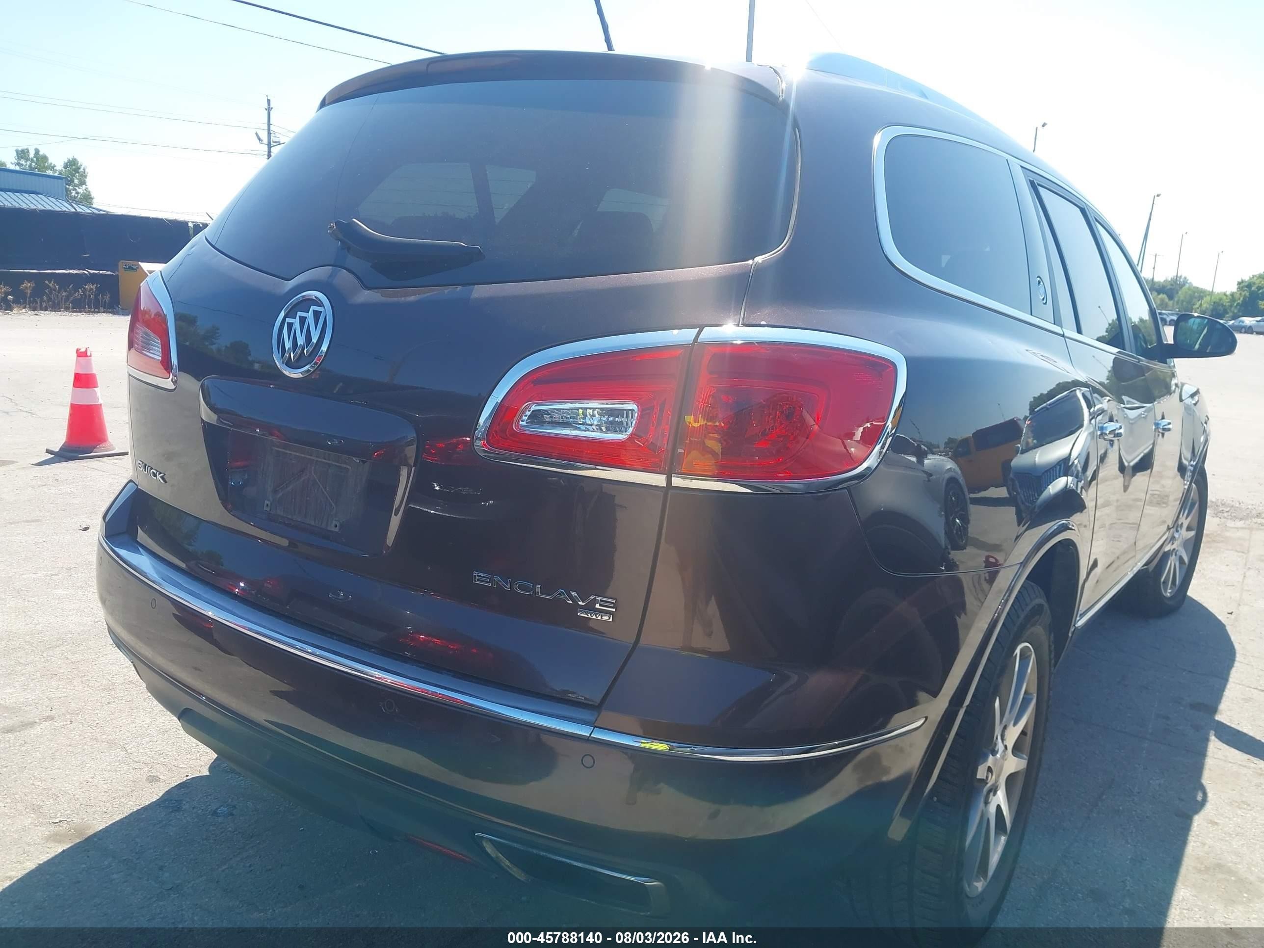 2015 Buick Enclave Leather Brown vin: 5GAKVBKD3FJ255798