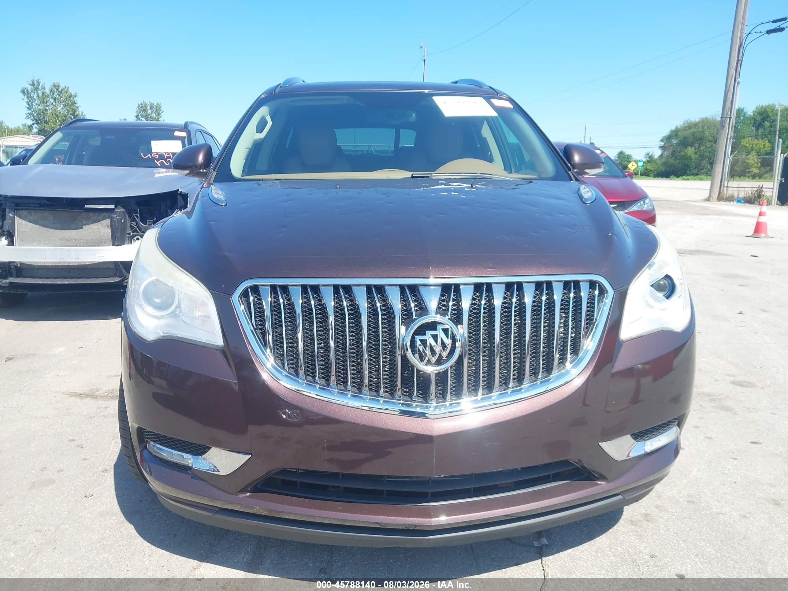2015 Buick Enclave Leather Brown vin: 5GAKVBKD3FJ255798