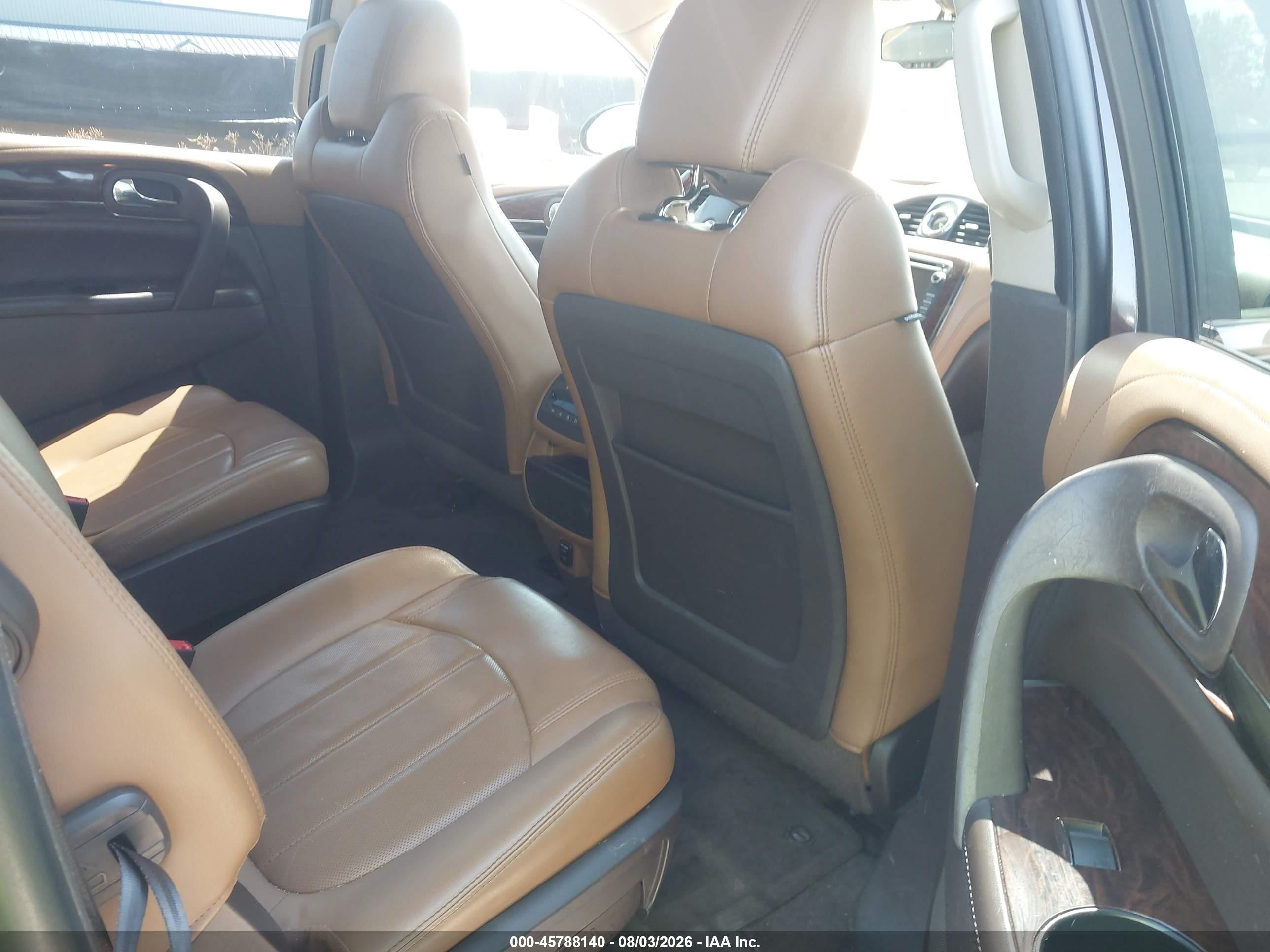 2015 Buick Enclave Leather Brown vin: 5GAKVBKD3FJ255798