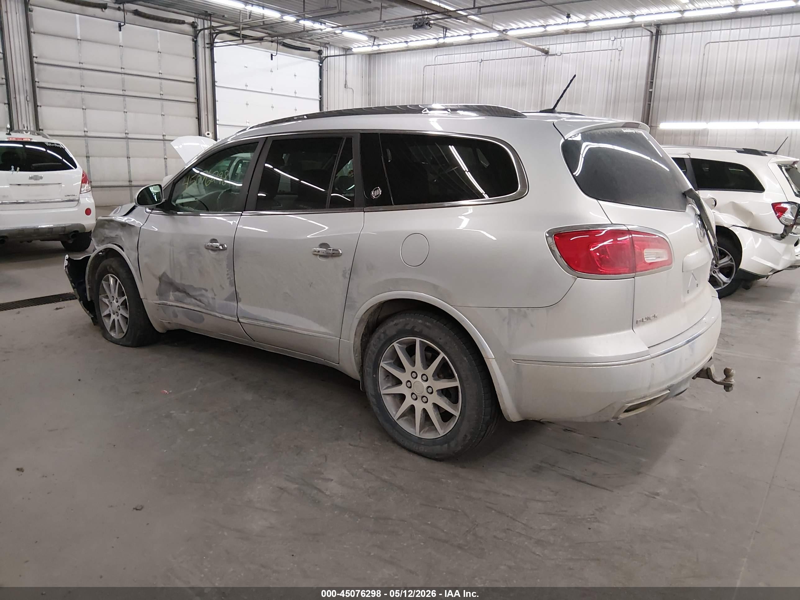 2015 Buick Enclave Leather Silver vin: 5GAKVBKD3FJ258670