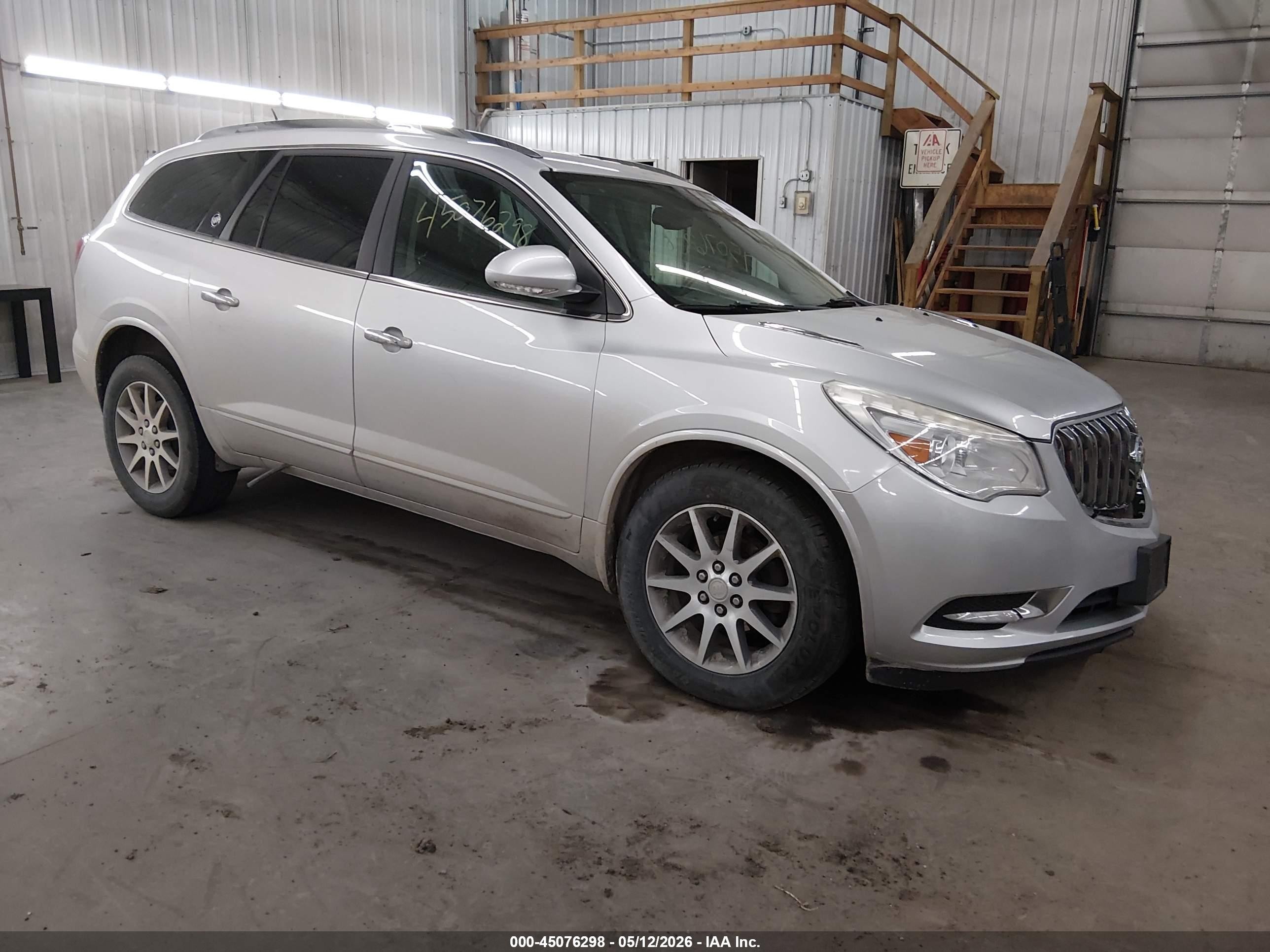 2015 Buick Enclave Leather Silver vin: 5GAKVBKD3FJ258670