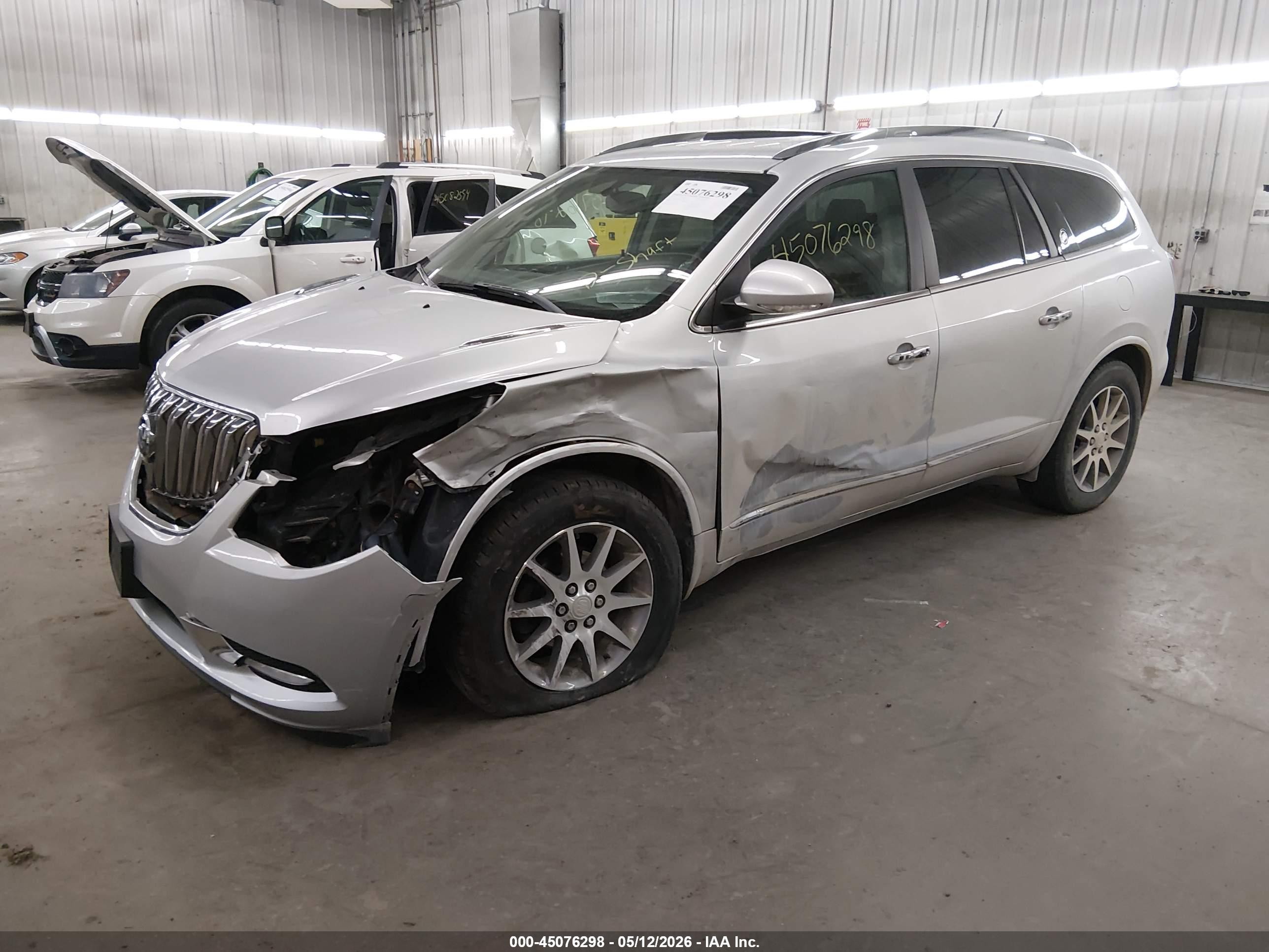 2015 Buick Enclave Leather Silver vin: 5GAKVBKD3FJ258670