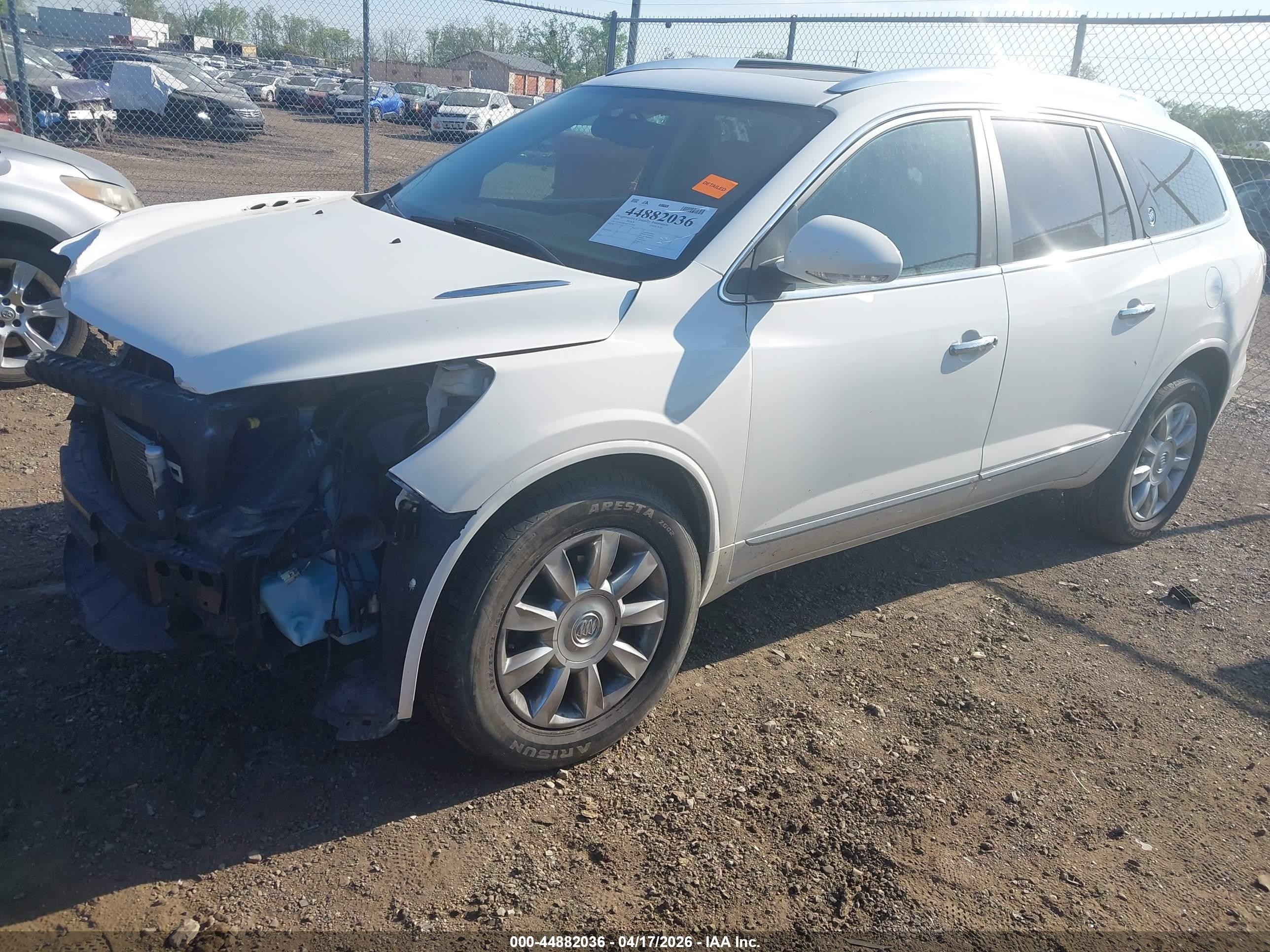 2015 Buick Enclave Leather White vin: 5GAKVBKD3FJ317944