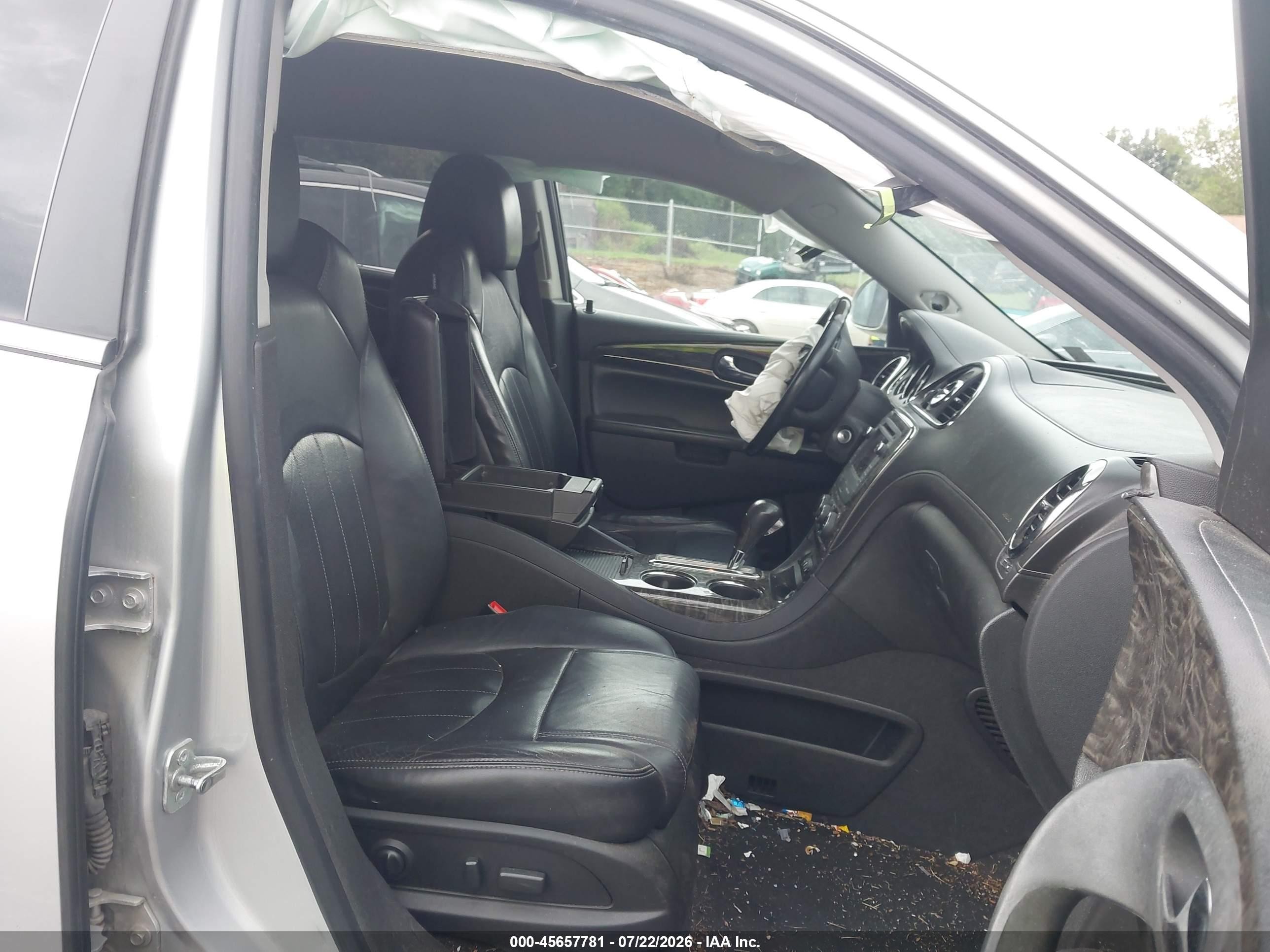 2014 Buick Enclave Leather Silver vin: 5GAKVBKD4EJ107805