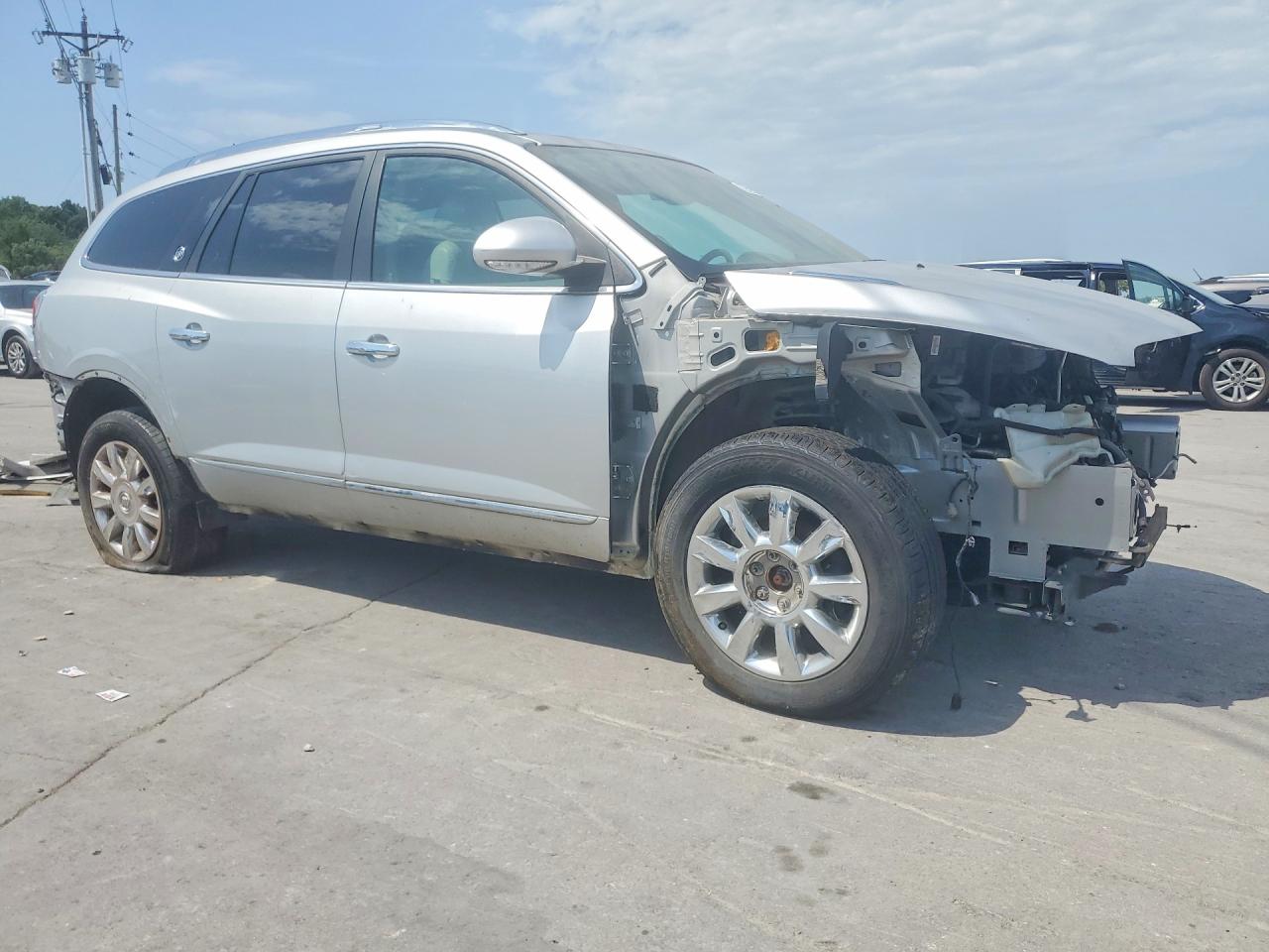 2014 Buick Enclave Silver vin: 5GAKVBKD4EJ115709