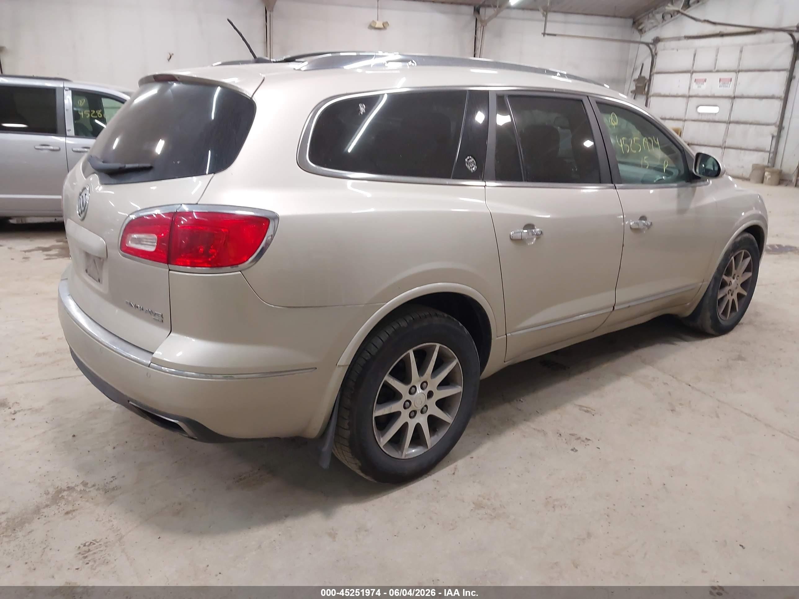2015 Buick Enclave Leather Tan vin: 5GAKVBKD4FJ139381