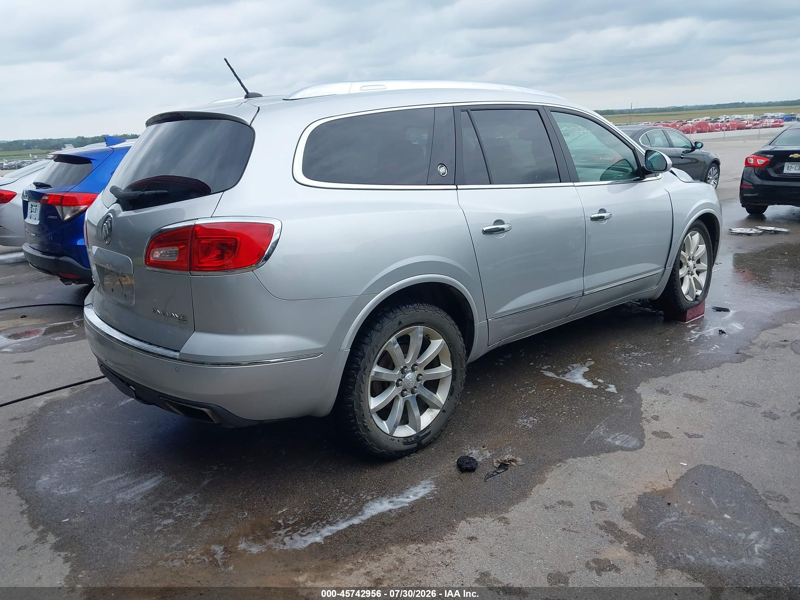 2015 Buick Enclave Leather Gray vin: 5GAKVBKD4FJ147139