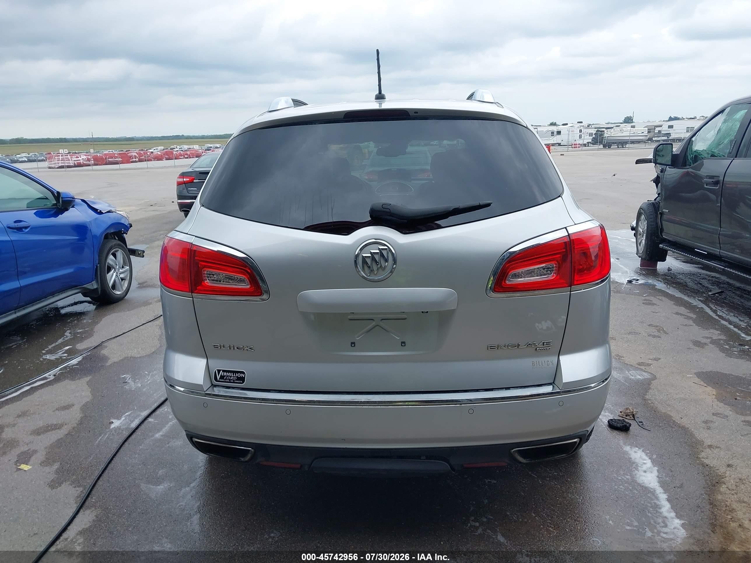 2015 Buick Enclave Leather Gray vin: 5GAKVBKD4FJ147139