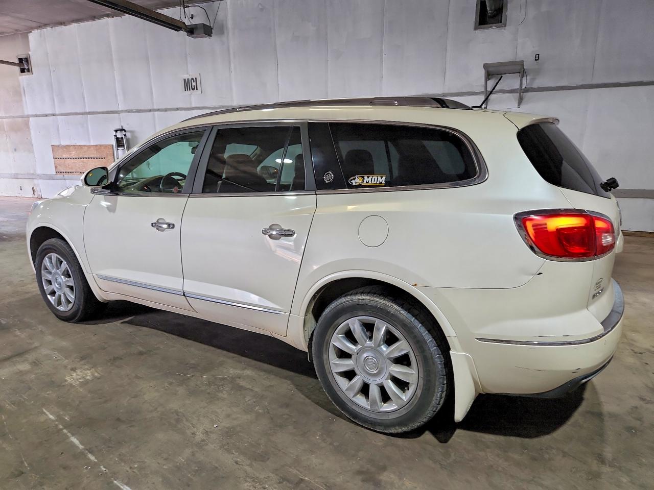 2015 Buick Enclave White vin: 5GAKVBKD4FJ156830