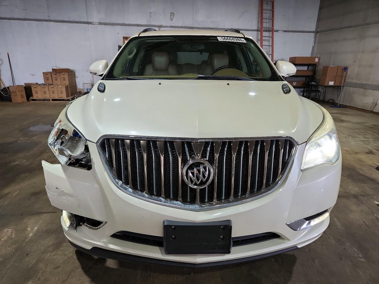2015 Buick Enclave White vin: 5GAKVBKD4FJ156830