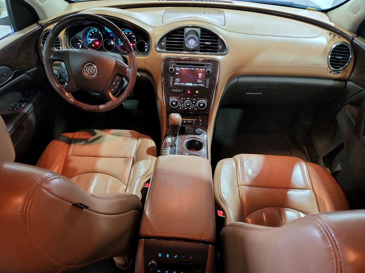 2015 Buick Enclave White vin: 5GAKVBKD4FJ156830