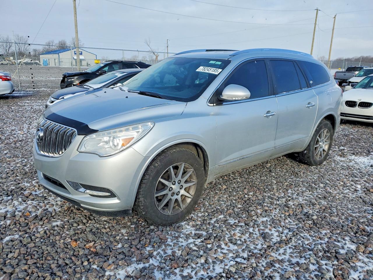2015 Buick Enclave Silver vin: 5GAKVBKD4FJ165740