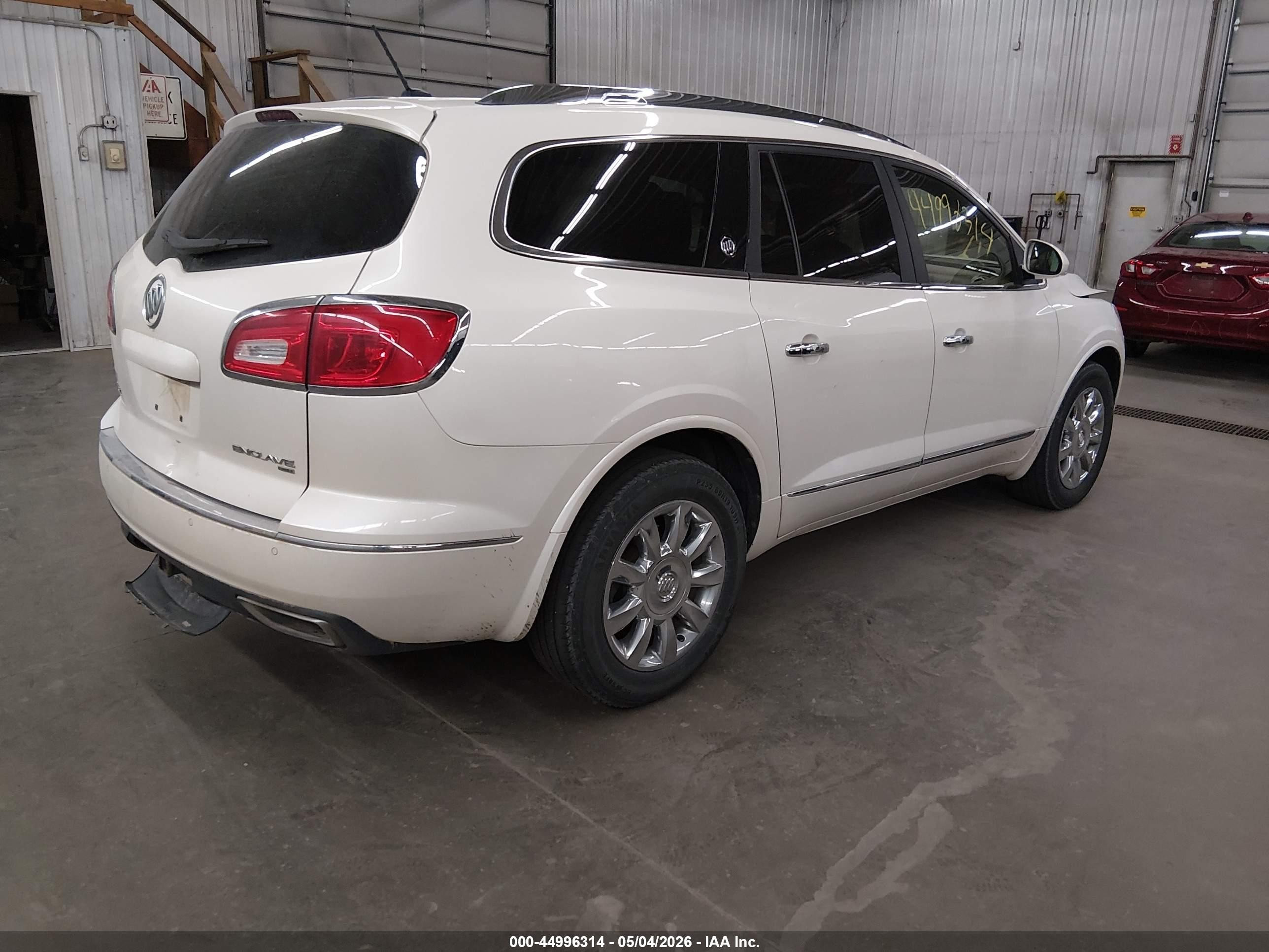 2015 Buick Enclave Leather White vin: 5GAKVBKD4FJ179637