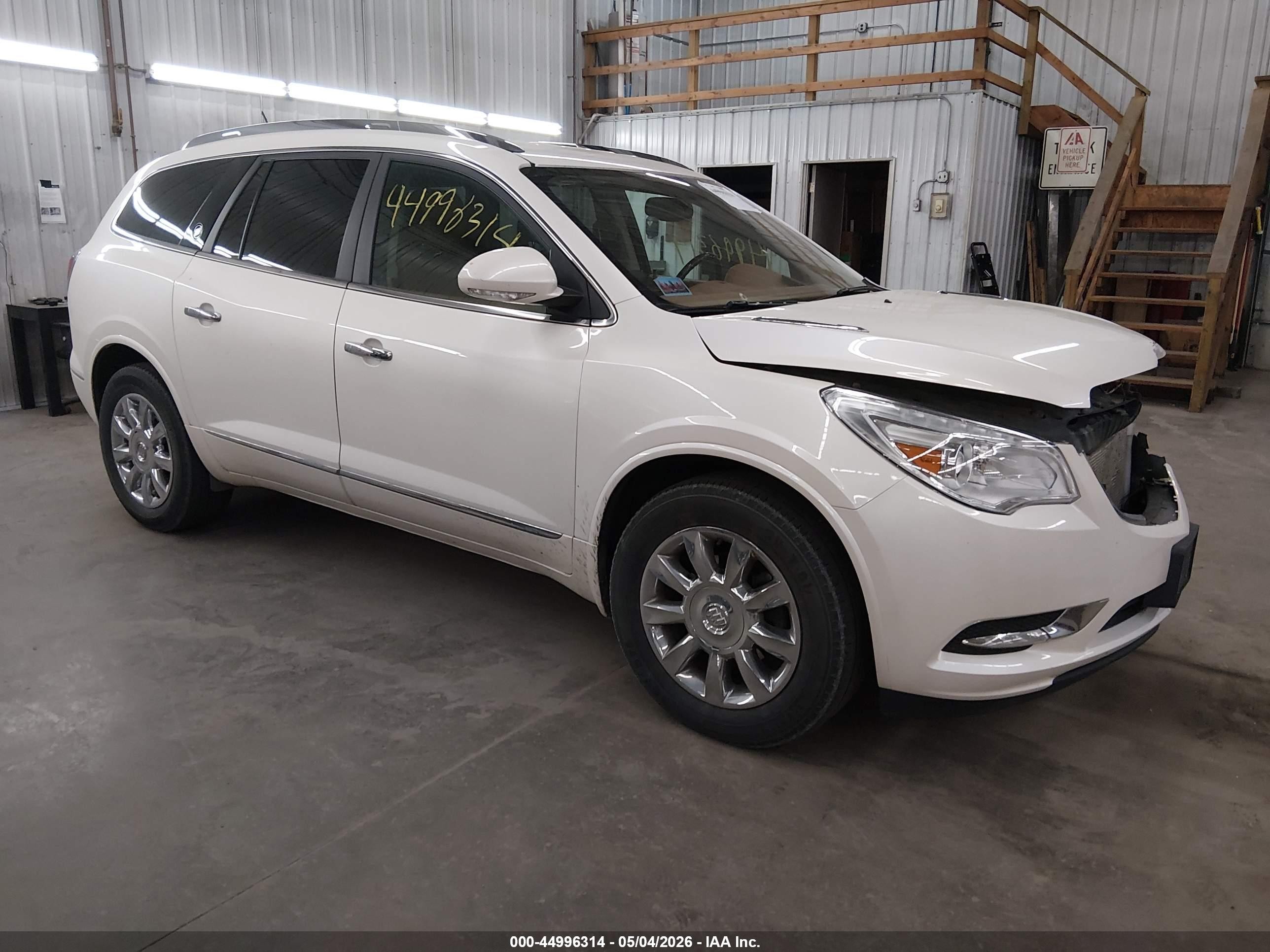 2015 Buick Enclave Leather White vin: 5GAKVBKD4FJ179637
