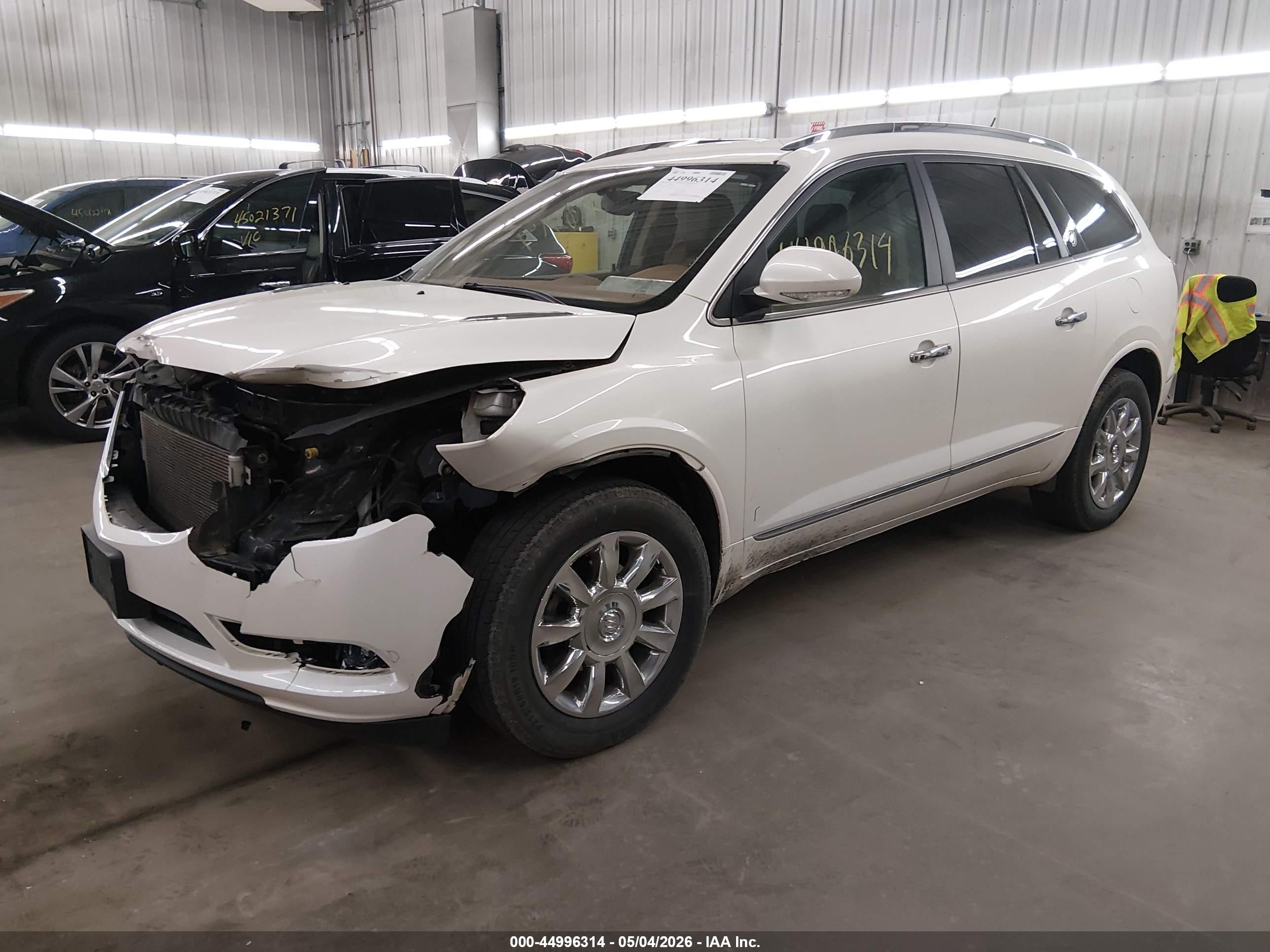 2015 Buick Enclave Leather White vin: 5GAKVBKD4FJ179637