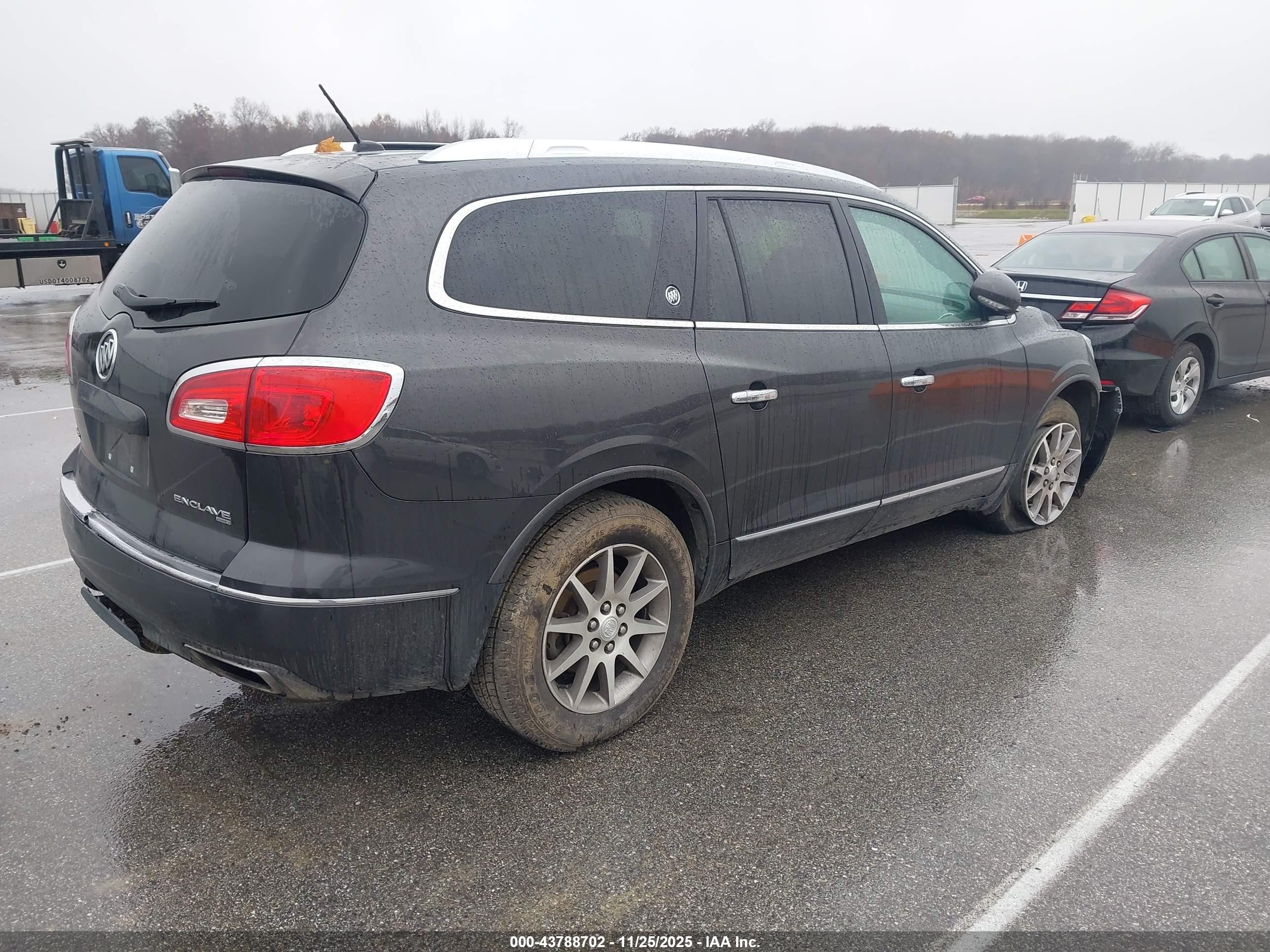 2015 Buick Enclave Leather Gray vin: 5GAKVBKD4FJ365288