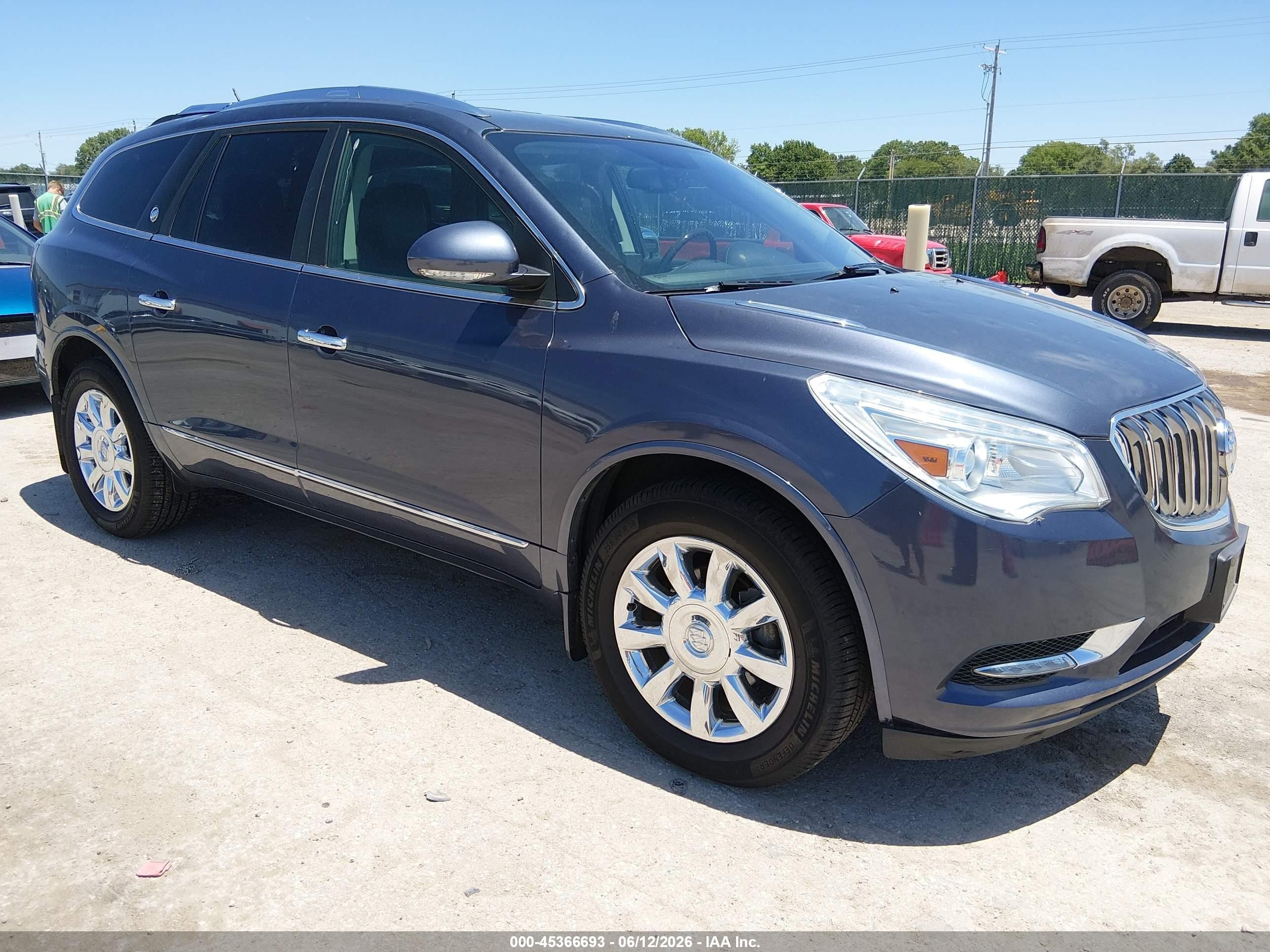 2014 Buick Enclave Leather Blue vin: 5GAKVBKD5EJ132051