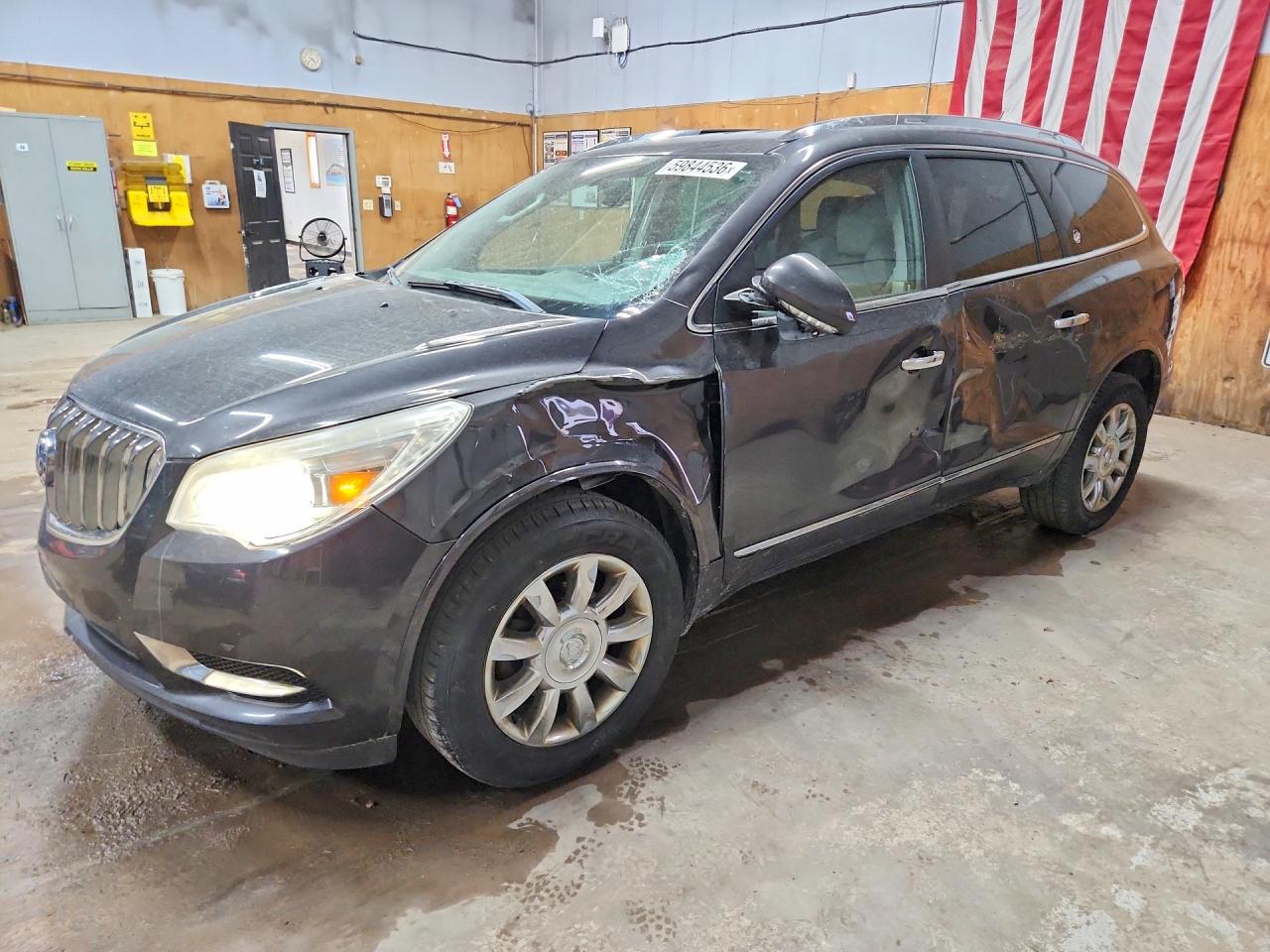 2014 Buick Enclave Brown vin: 5GAKVBKD5EJ208402
