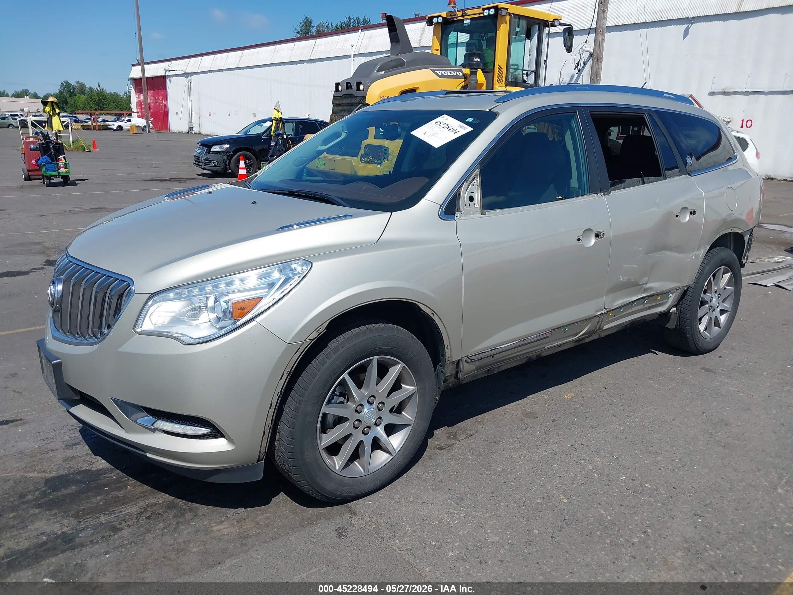 2014 Buick Enclave Leather Champagne vin: 5GAKVBKD5EJ224034